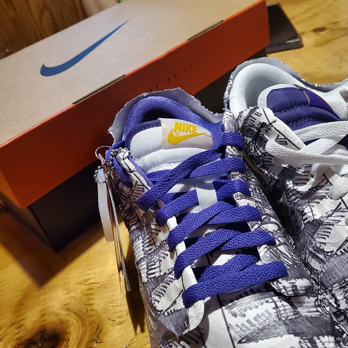 (W) Nike Dunk Low SE Flip 착용 스타일 - 4