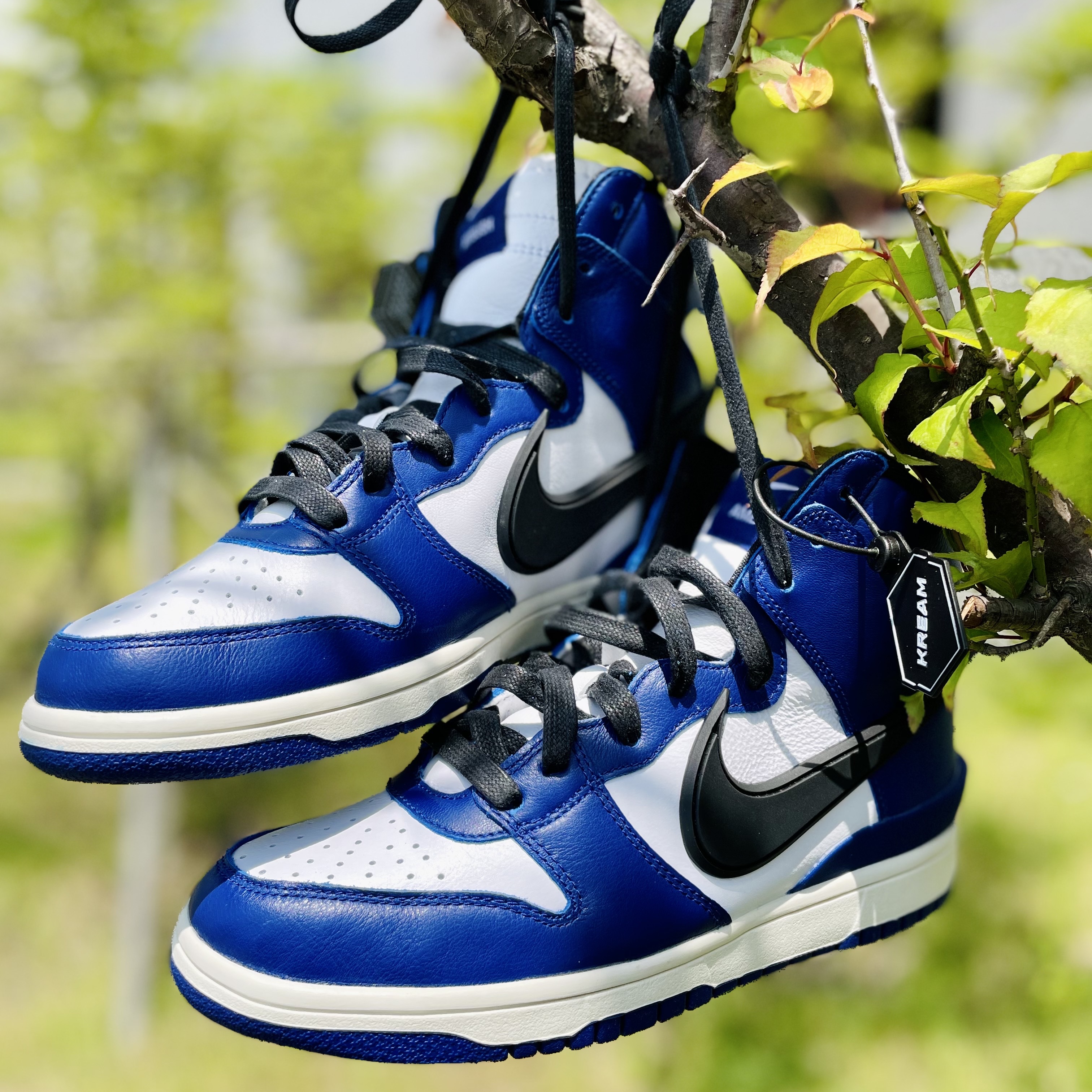 Nike x Ambush Dunk High Deep Royal Blue 착용 스타일