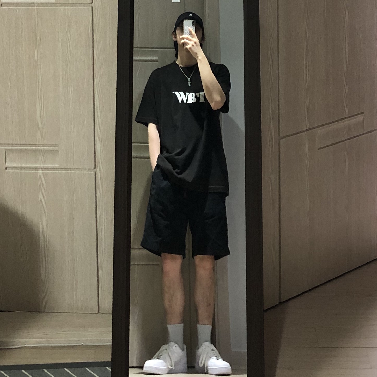 Nike Air Force 1 '07 Low White 착용 스타일