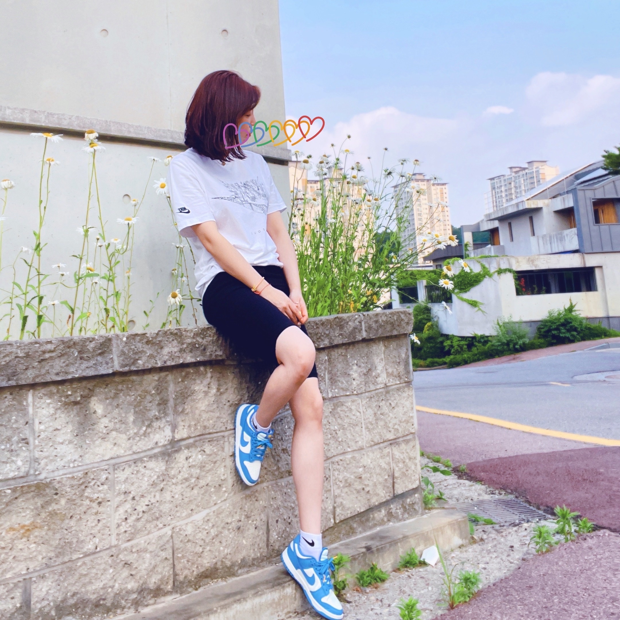 (W) Nike Dunk Low Coast 착용 스타일