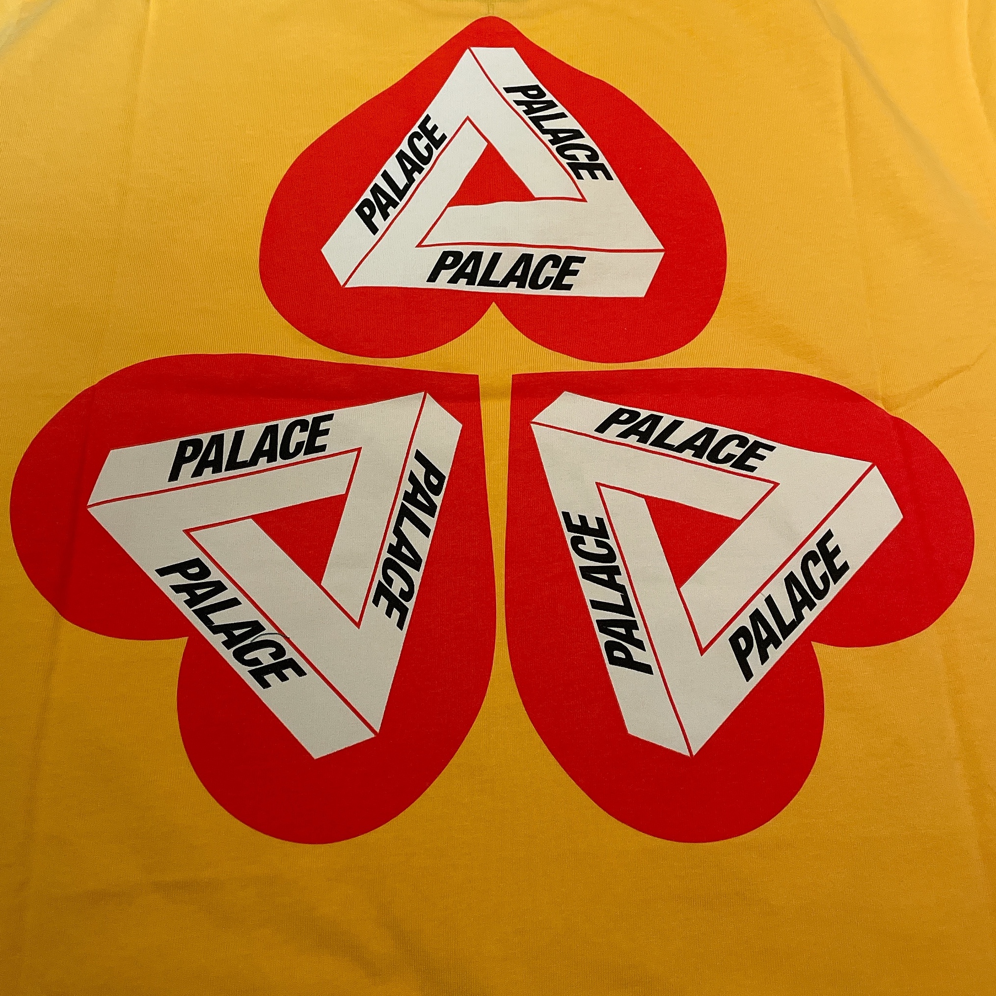 Palace Hearty T-Shirt Orange - 21SS 착용 스타일