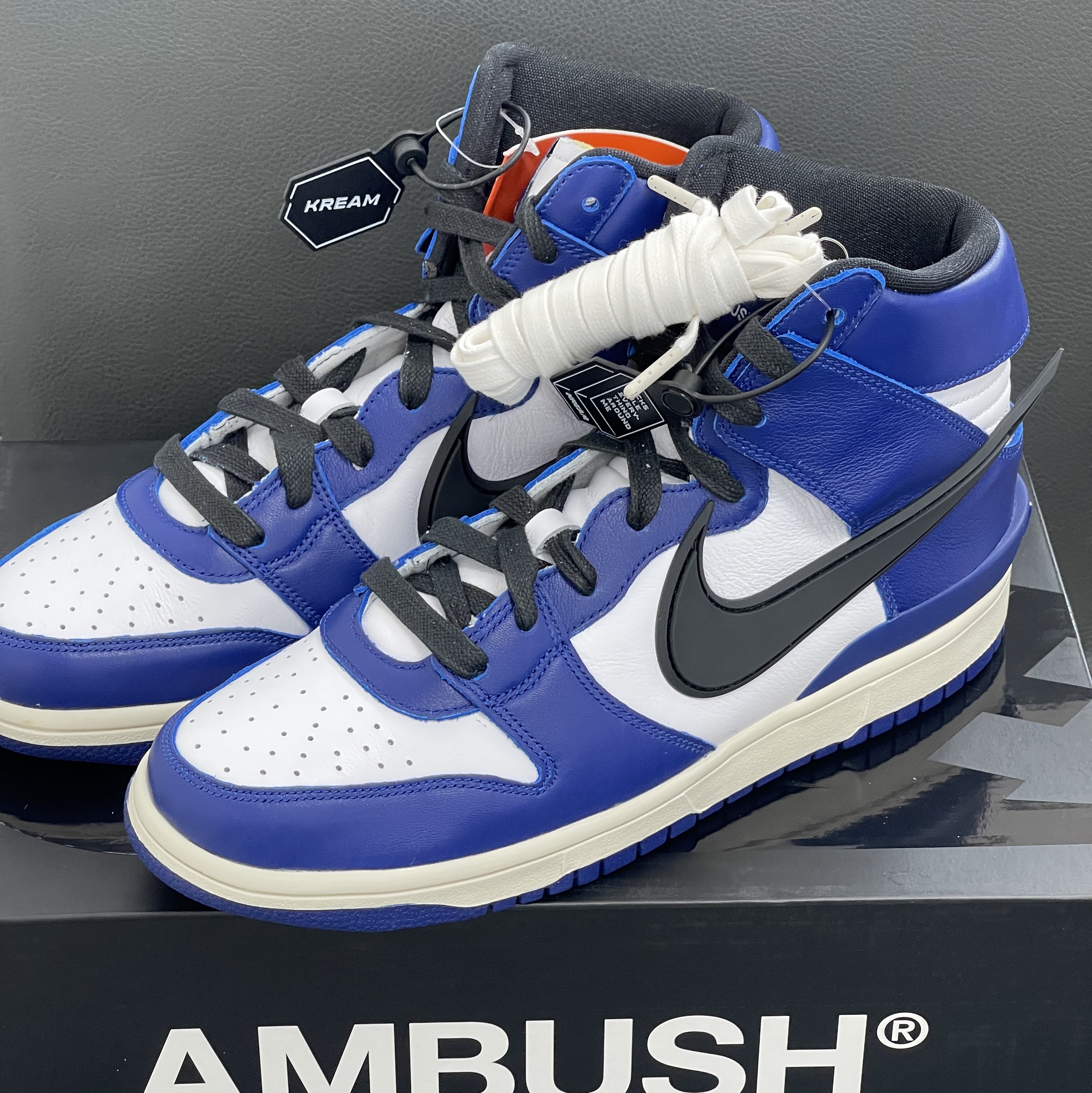 Nike x Ambush Dunk High Deep Royal Blue 착용 스타일