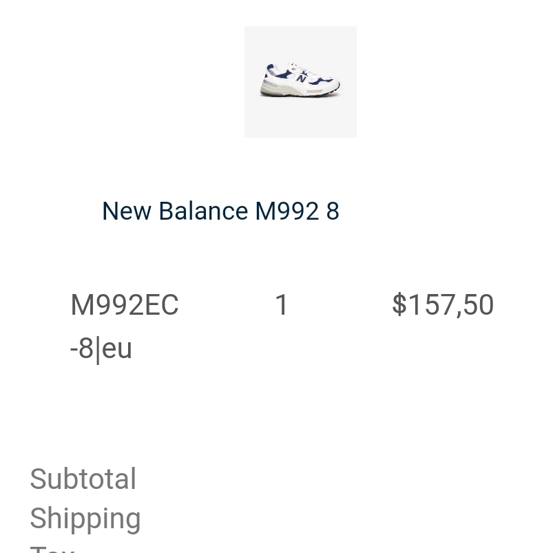 New Balance 992 Made in USA White Navy 착용 스타일 - 4