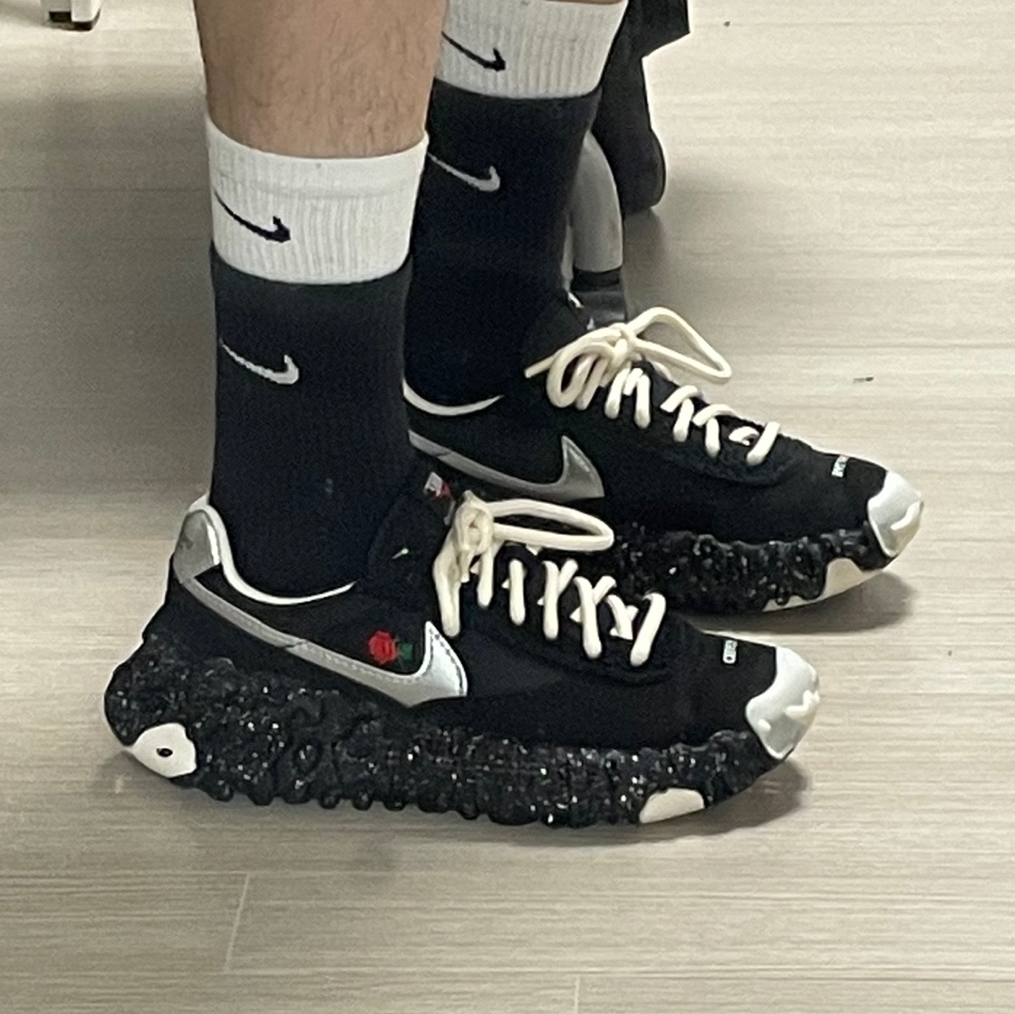 Nike x Undercover Overbreak SP Black 착용 스타일 - 4