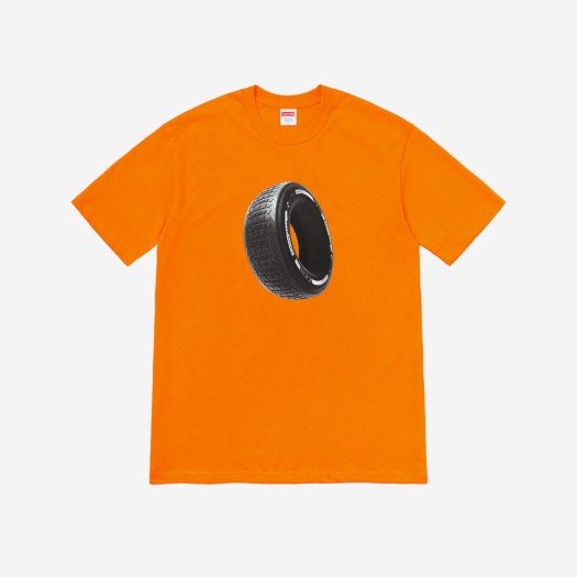 슈프림 타이어 티셔츠 오렌지 - 20FW
