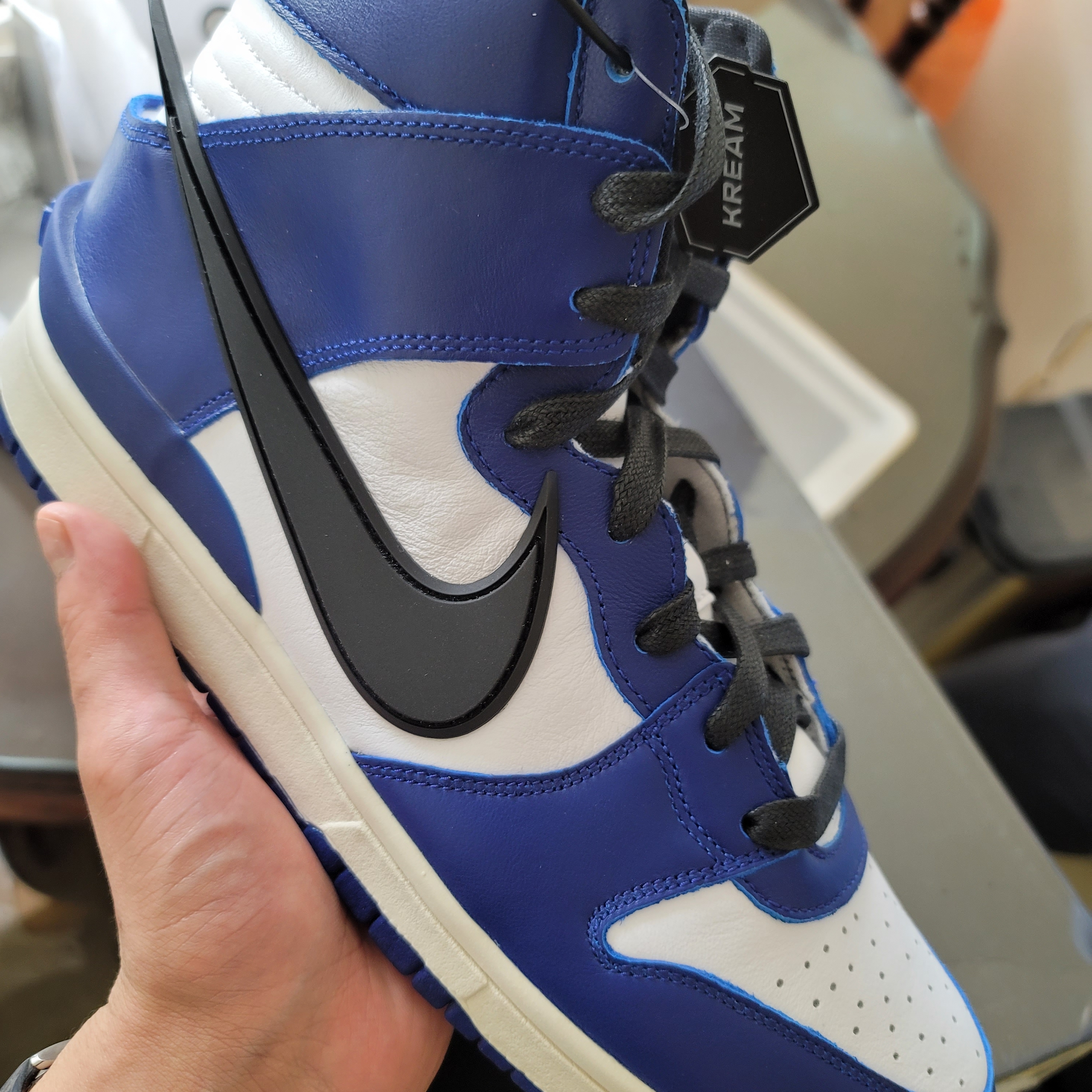 Nike x Ambush Dunk High Deep Royal Blue 착용 스타일