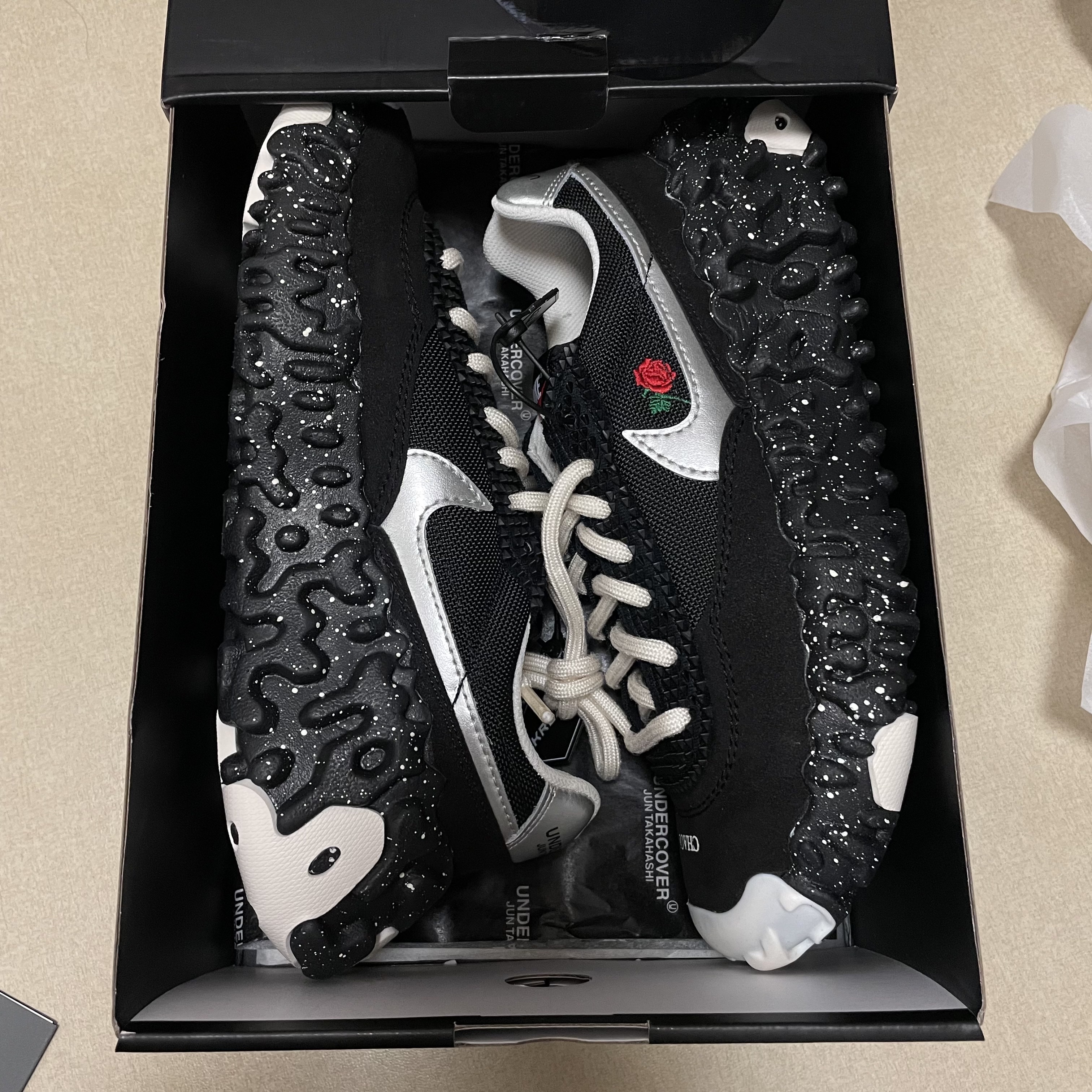 Nike x Undercover Overbreak SP Black 착용 스타일 - 2