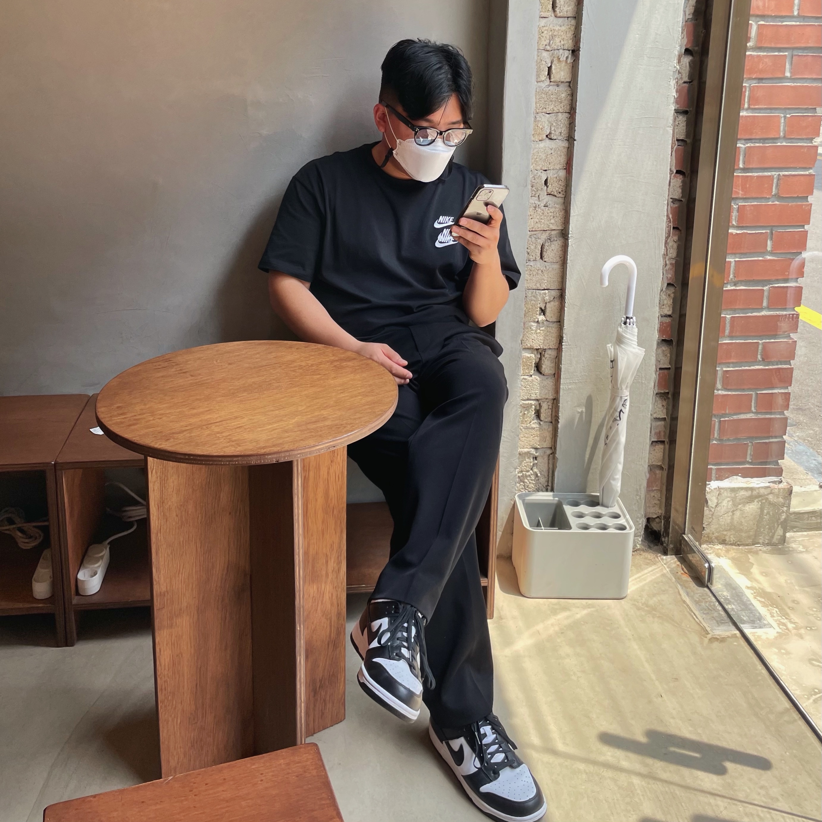 Nike Dunk Low Retro Black 착용 스타일