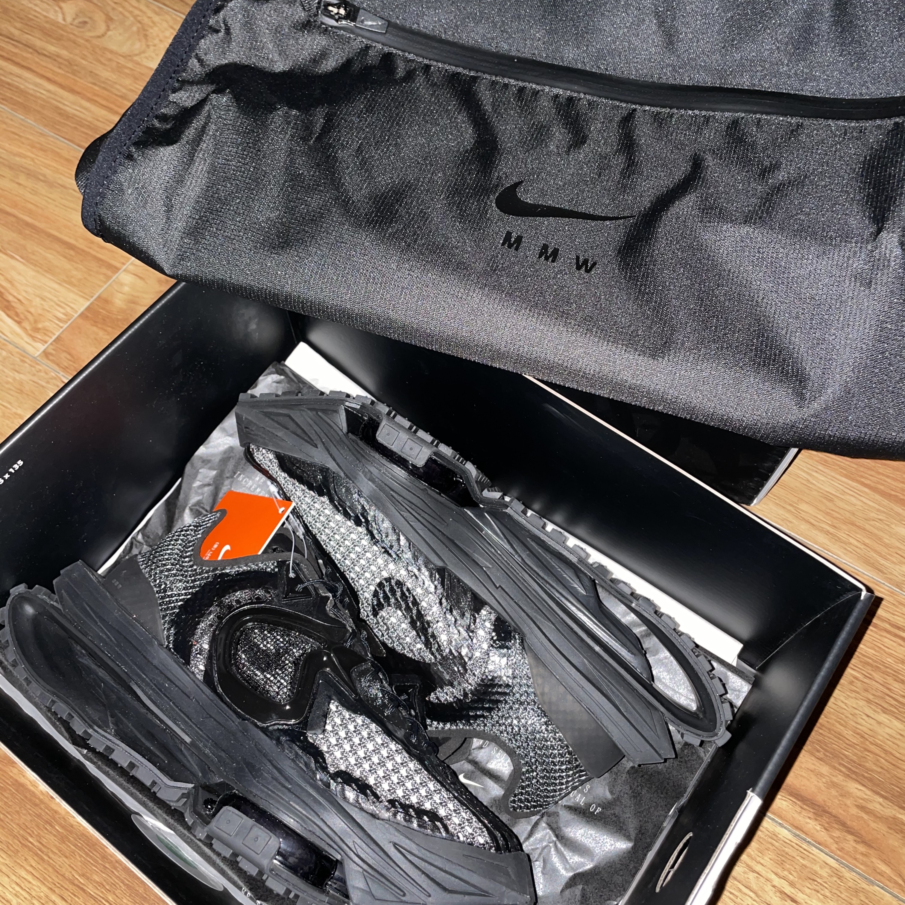 Nike x Matthew M Williams Zoom 004 Triple Black 착용 스타일