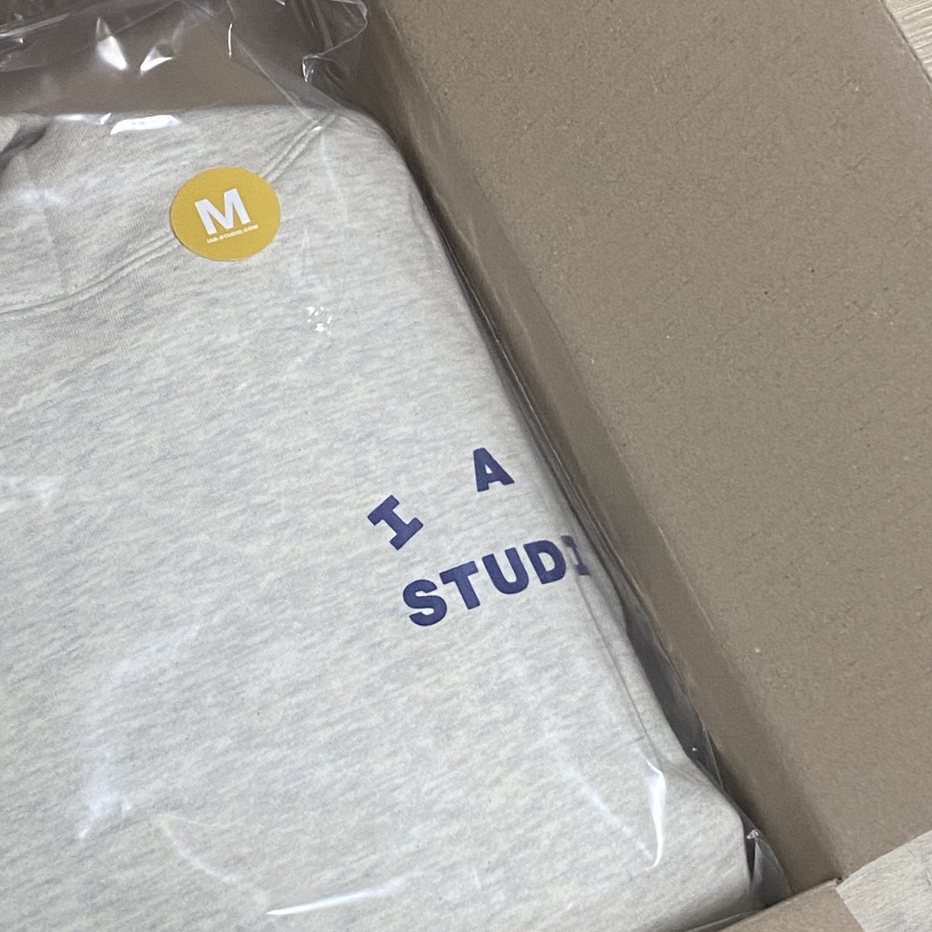 IAB Studio Hoodie Oatmeal Gray - 21SS 착용 스타일
