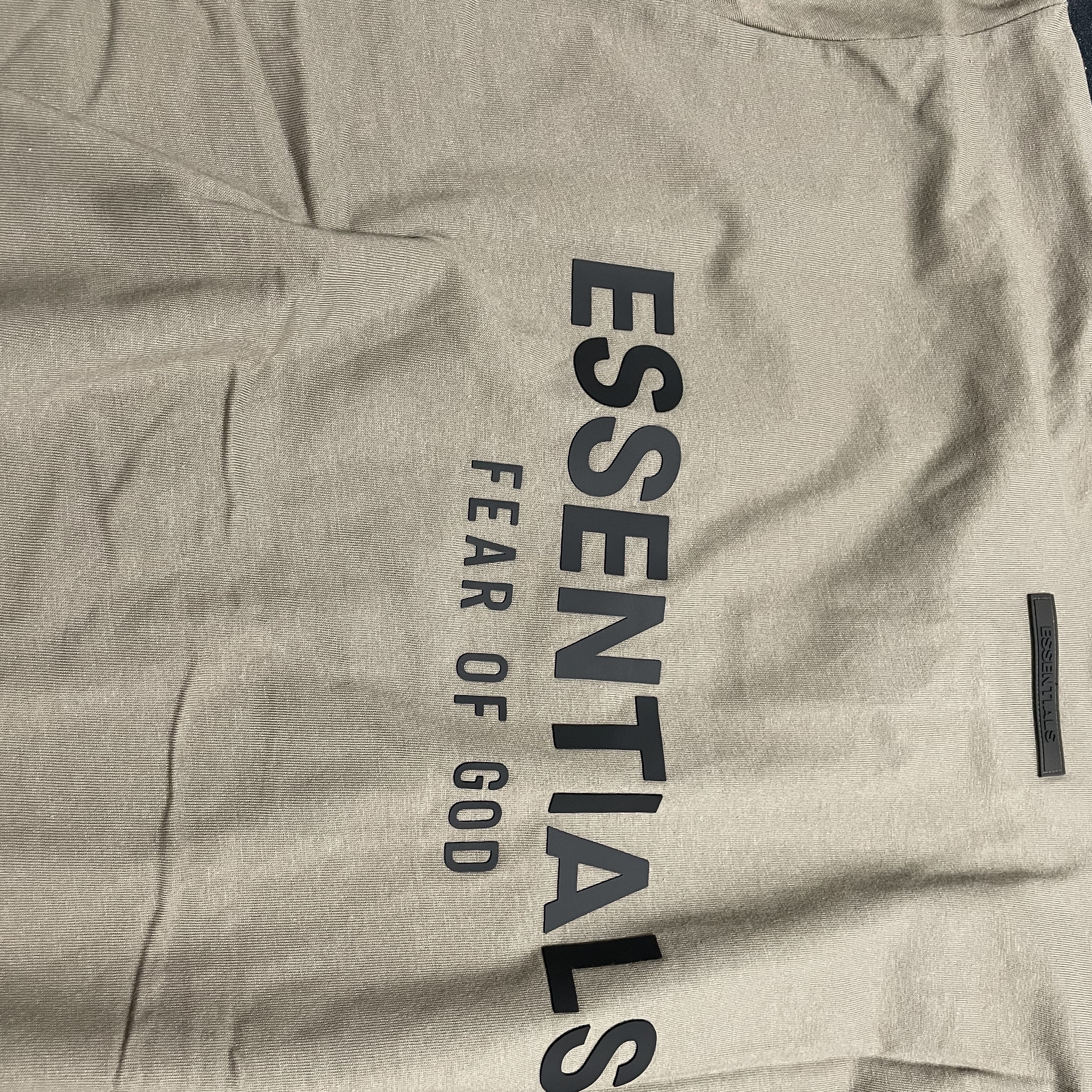 Essentials Short Sleeve Polo Taupe - 21SS 착용 스타일 - 1
