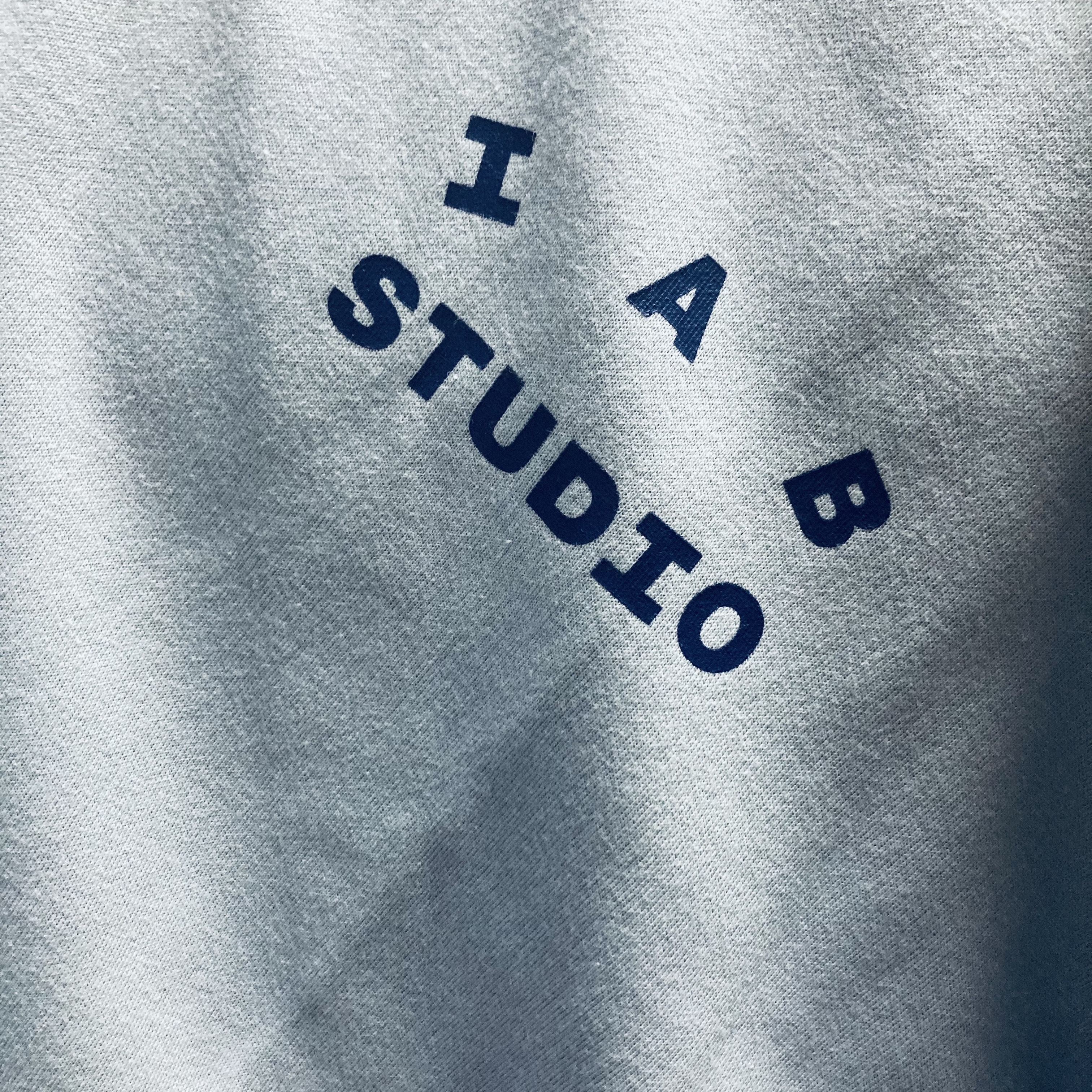 IAB Studio T-Shirt Ash Blue - 21SS 착용 스타일