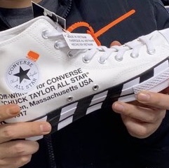 Converse x Off-White Chuck 70 High V2 2021 착용 스타일