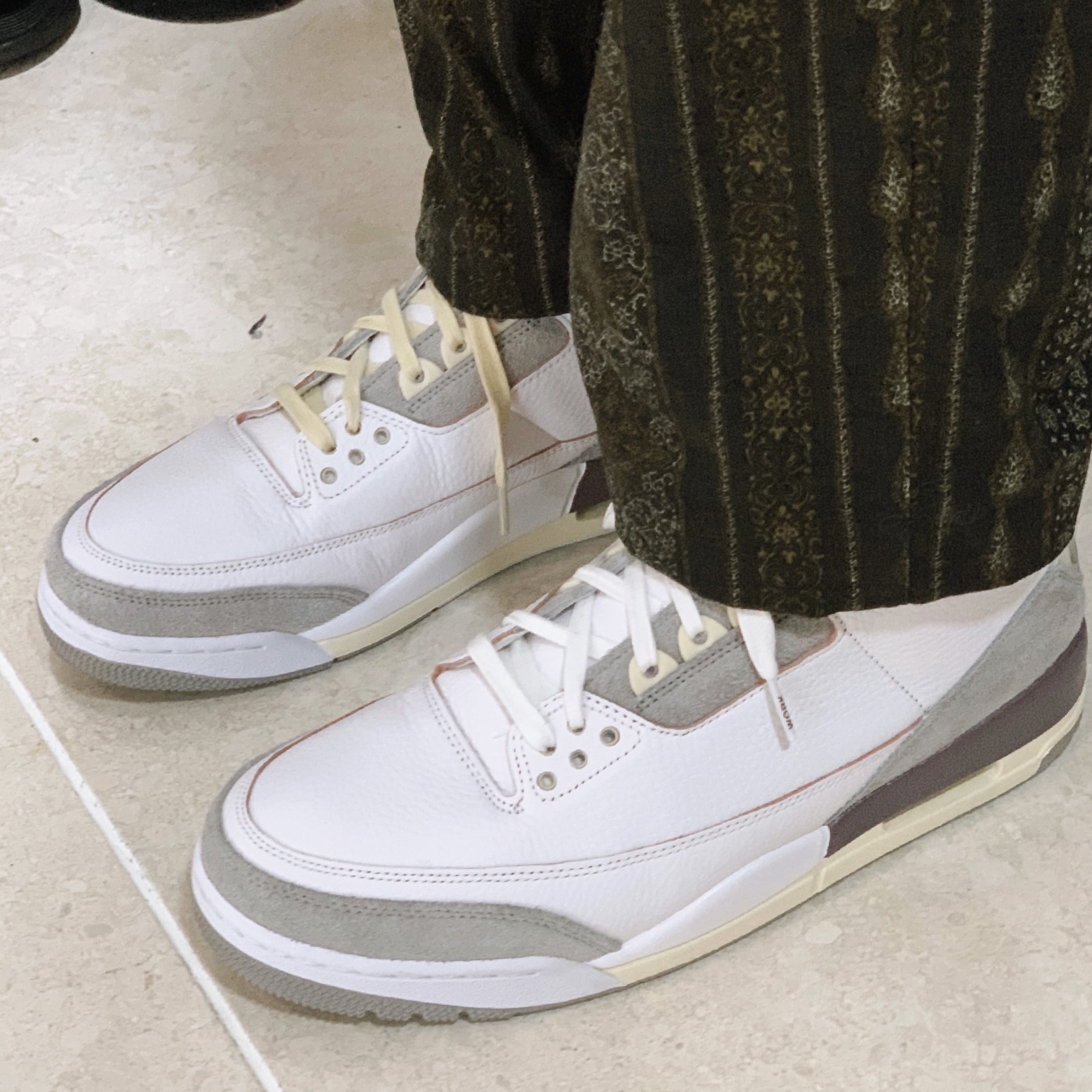 (W) Jordan 3 x A Ma Maniere Retro SP 착용 스타일 - 2