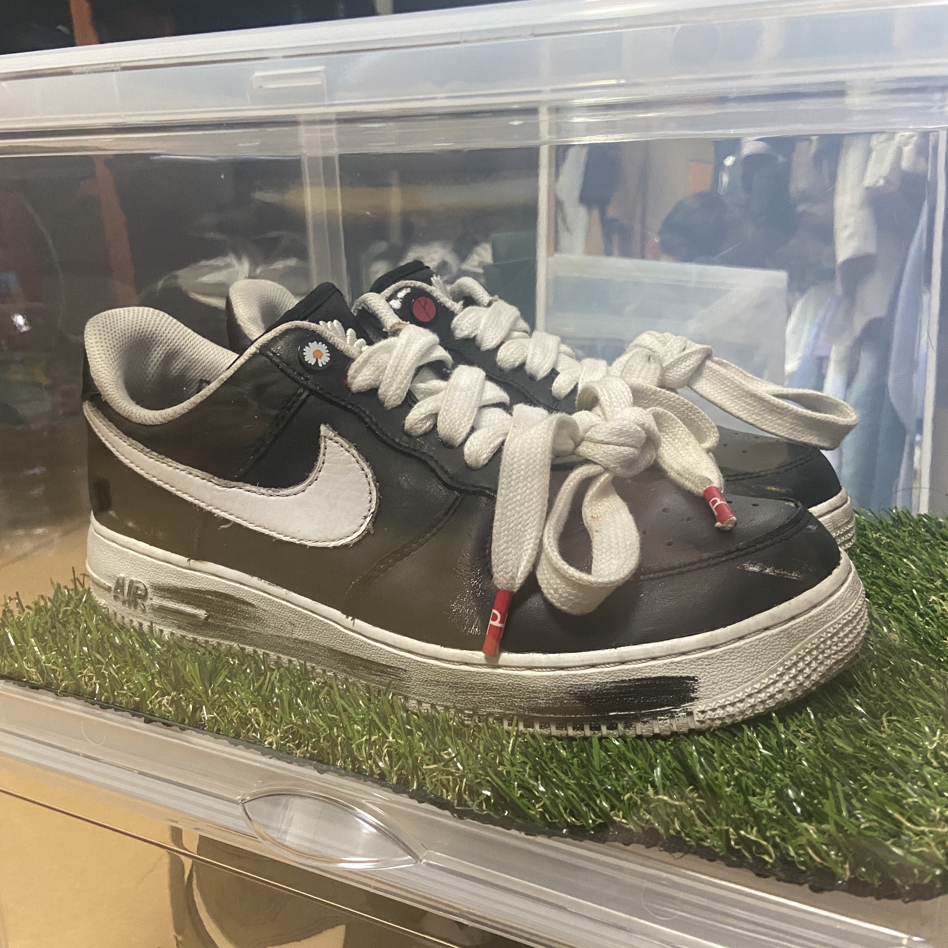 Nike x Peaceminusone Air Force 1 Low Para-Noise 착용 스타일