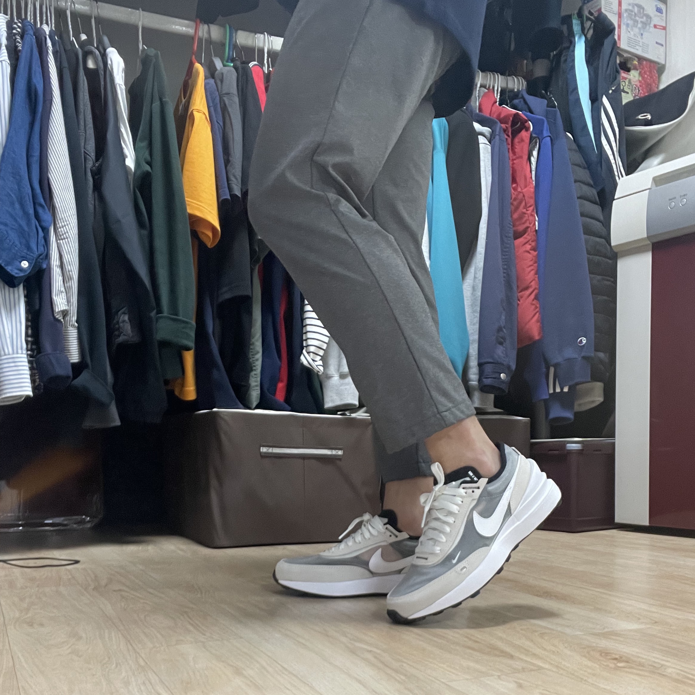 (GS) Nike Waffle One Infinite Lilac 착용 스타일 - 1