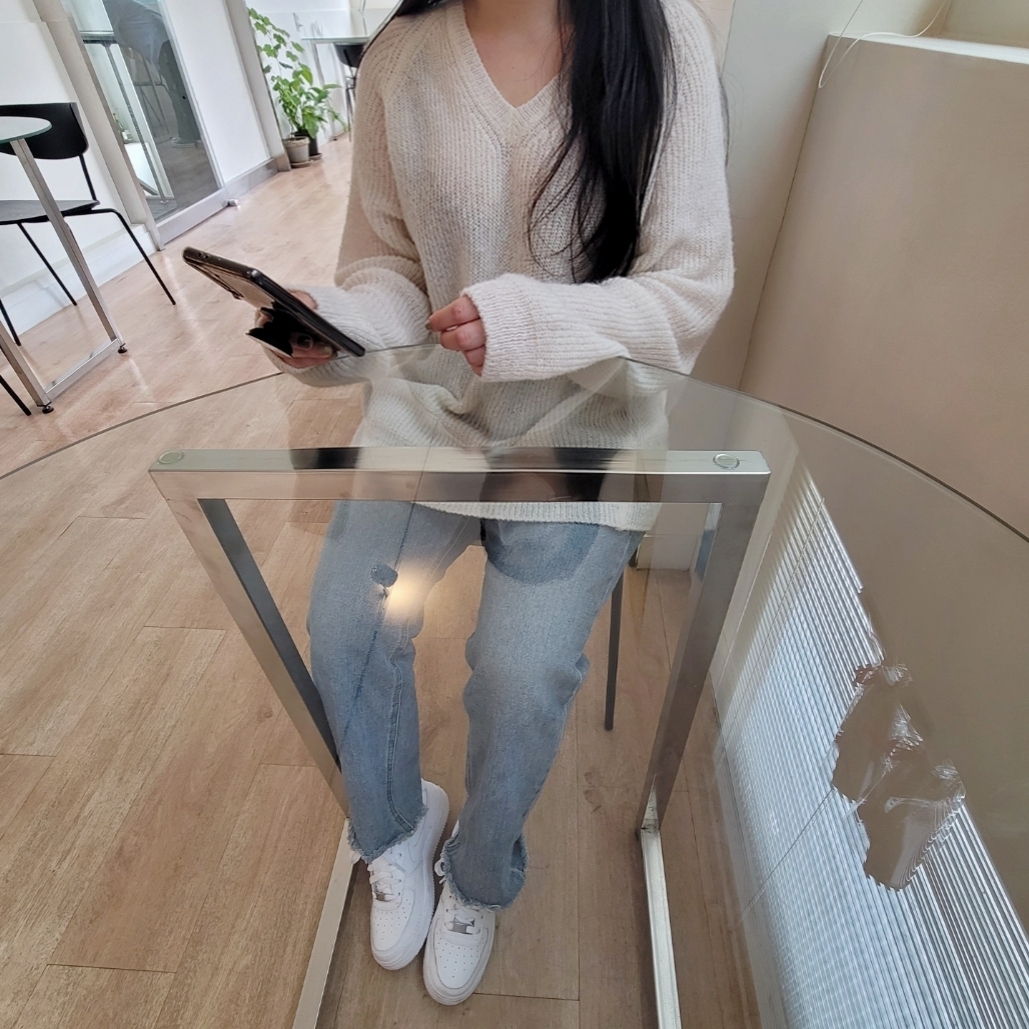 (W) Nike Air Force 1 '07 Low White, Nike Air Force 1 '07 Low White 착용 스타일