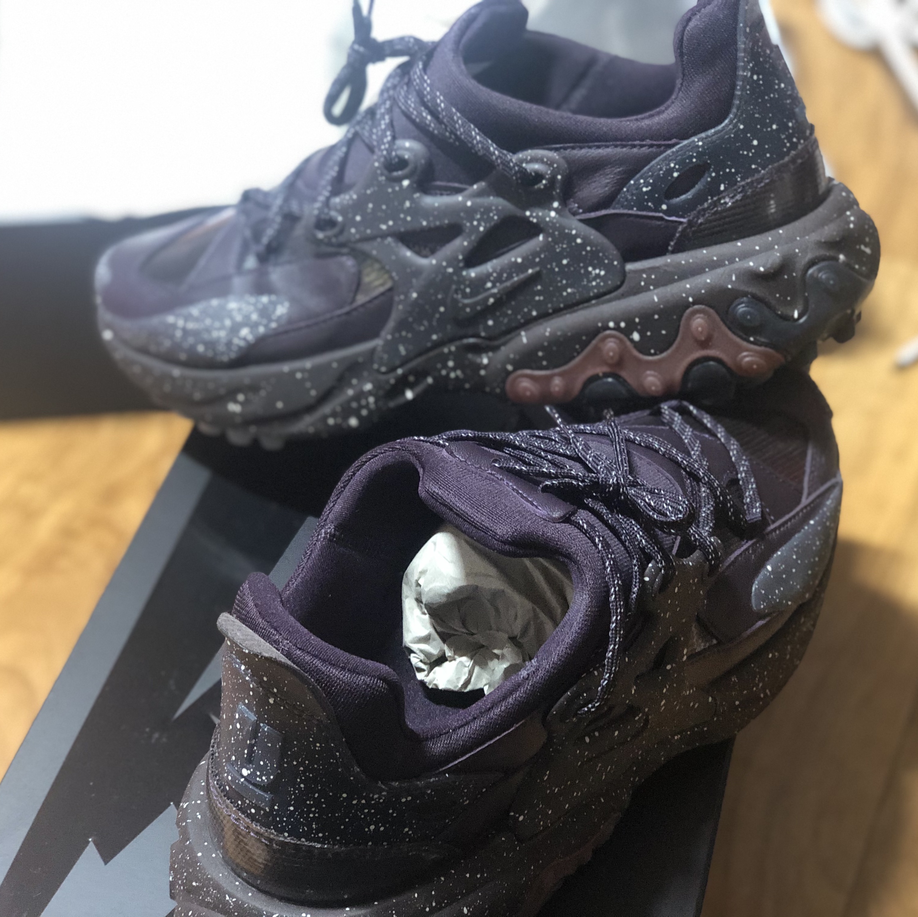 Nike x Undercover React Presto Mahogany 착용 스타일