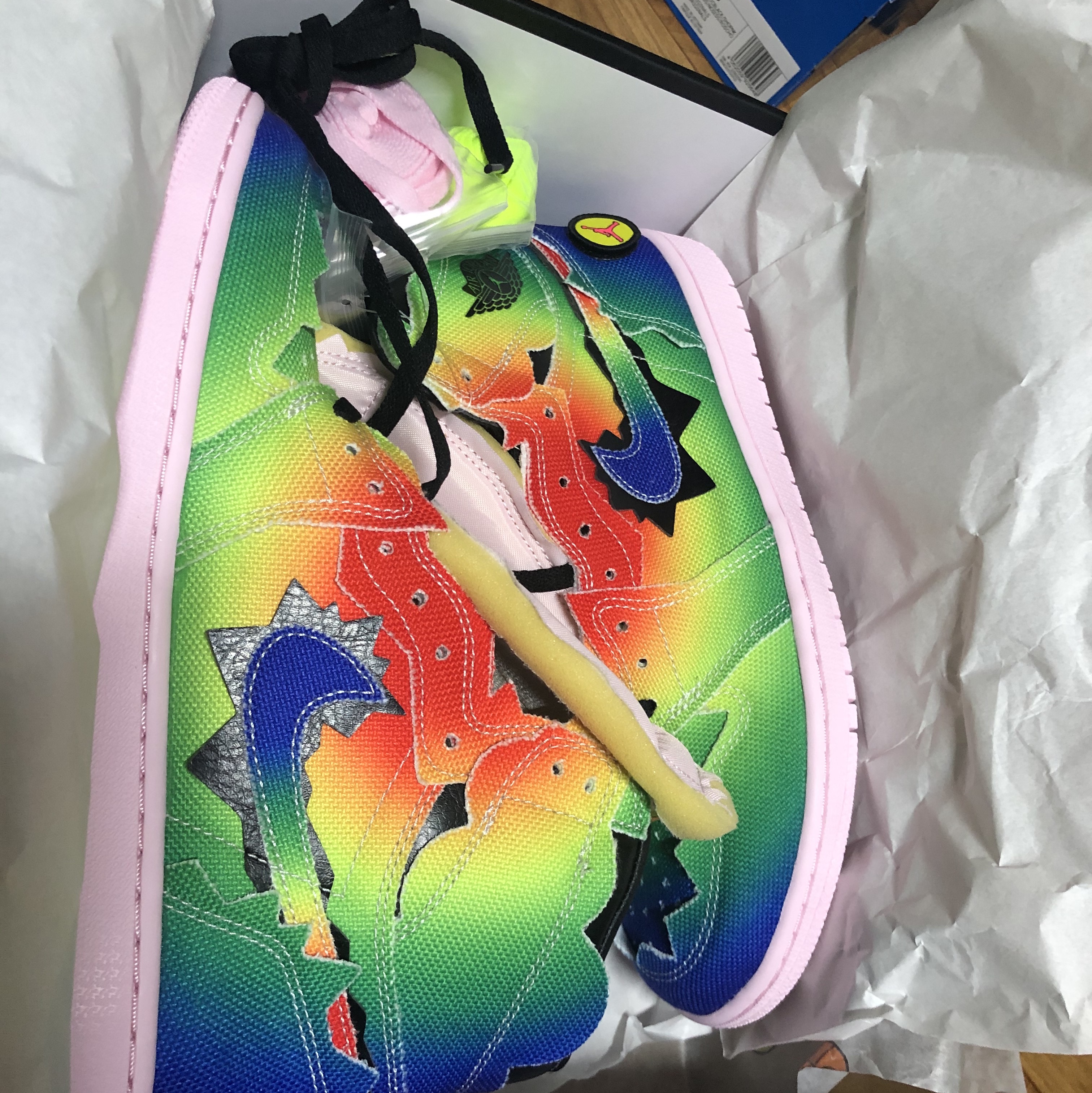 Jordan 1 x J Balvin Retro High OG 착용 스타일