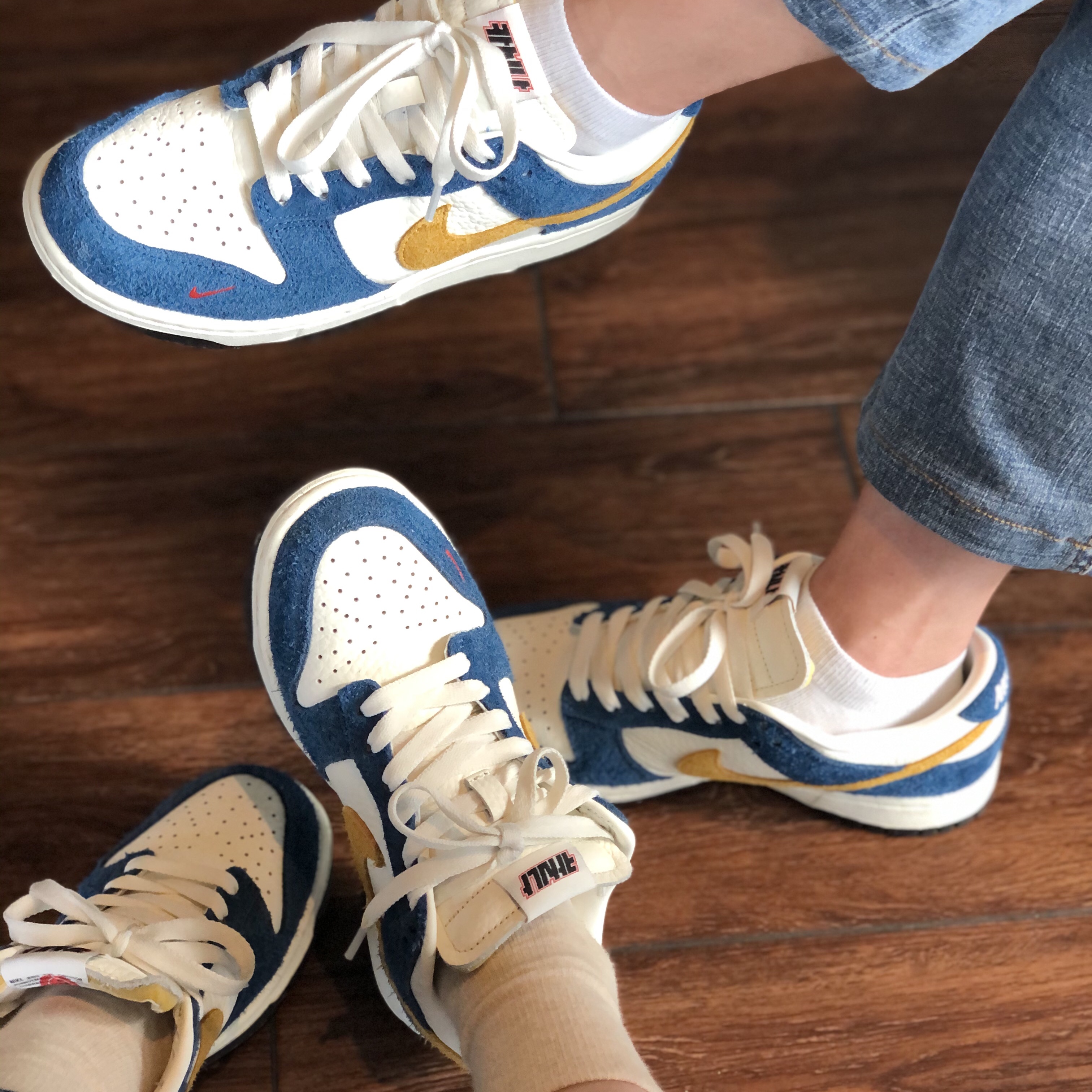 Nike x Kasina Dunk Low 80's Bus 착용 스타일