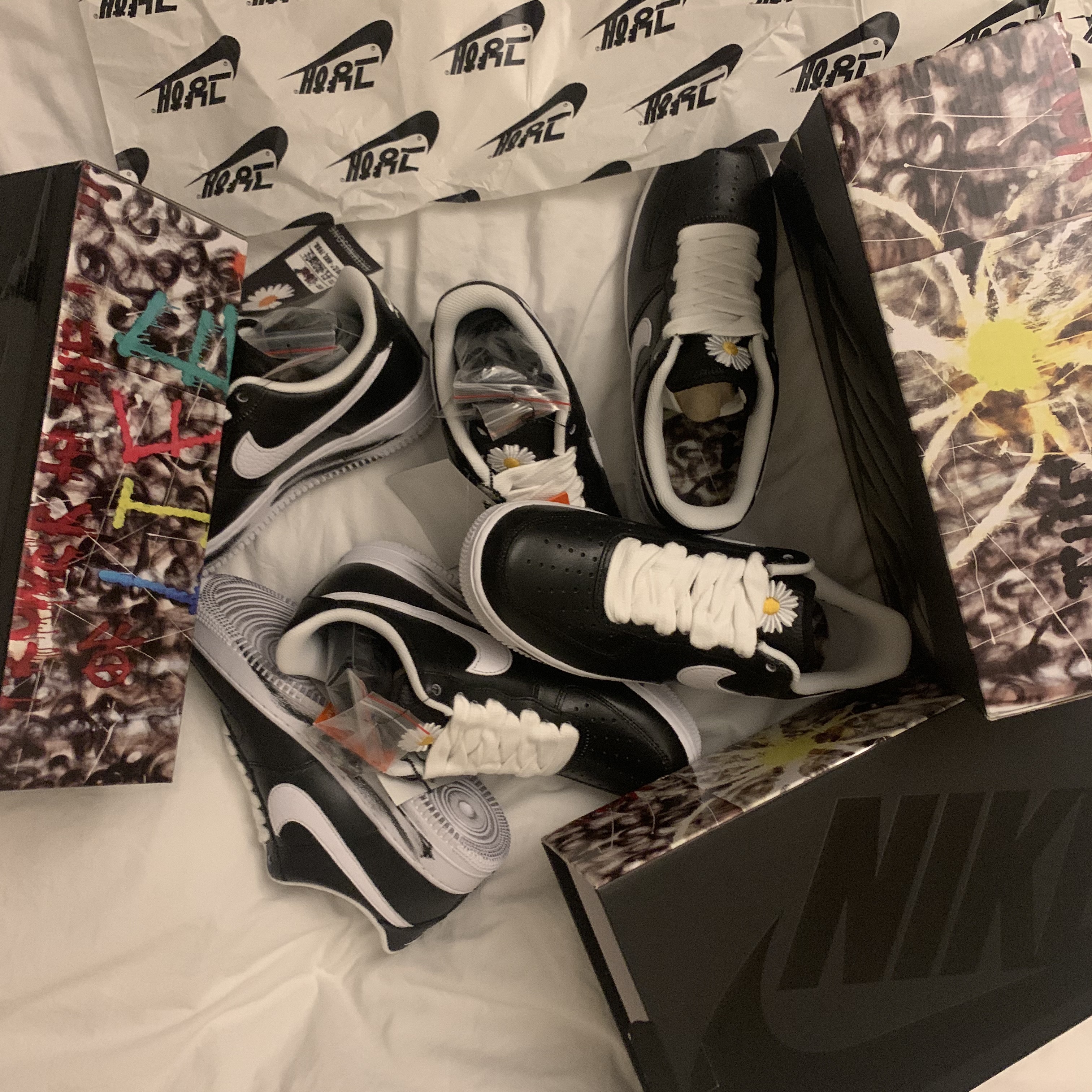 Nike x Peaceminusone Air Force 1 Low Para-Noise 착용 스타일 - 1