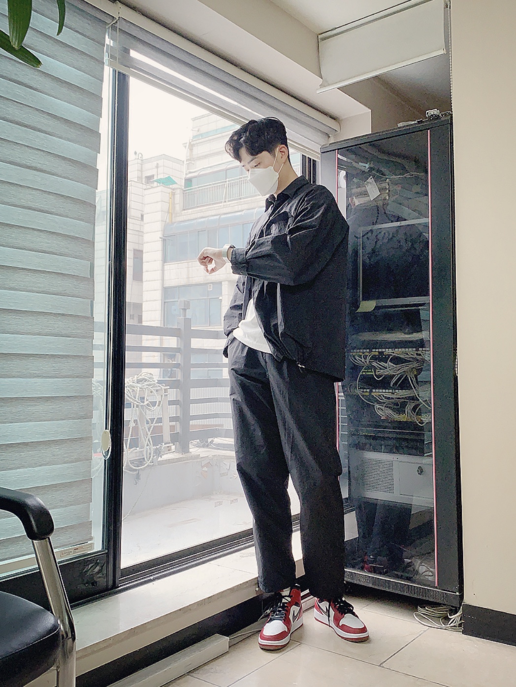 Jordan 1 Mid Chicago 2020 착용 스타일