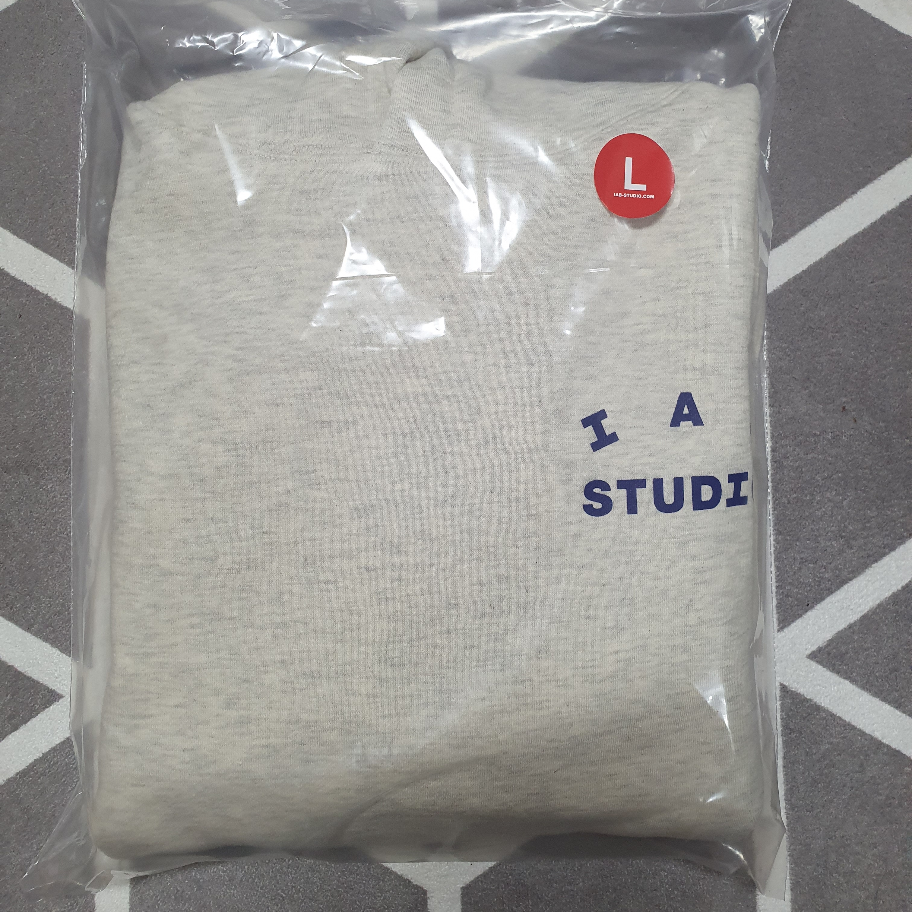 IAB Studio Hoodie Oatmeal Gray - 21SS 착용 스타일
