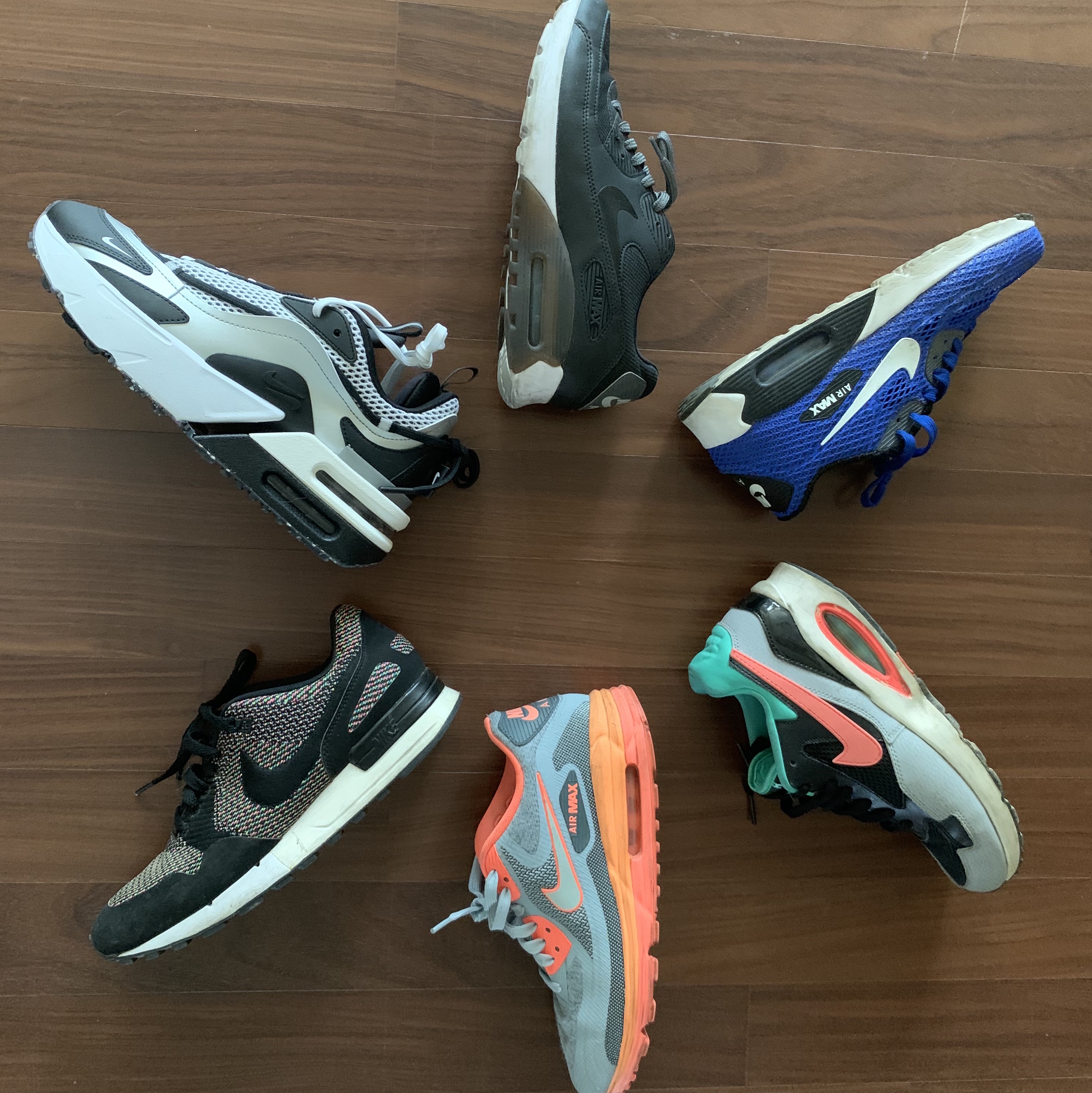 (W) Nike Air Max Furyosa Silver and Black 착용 스타일