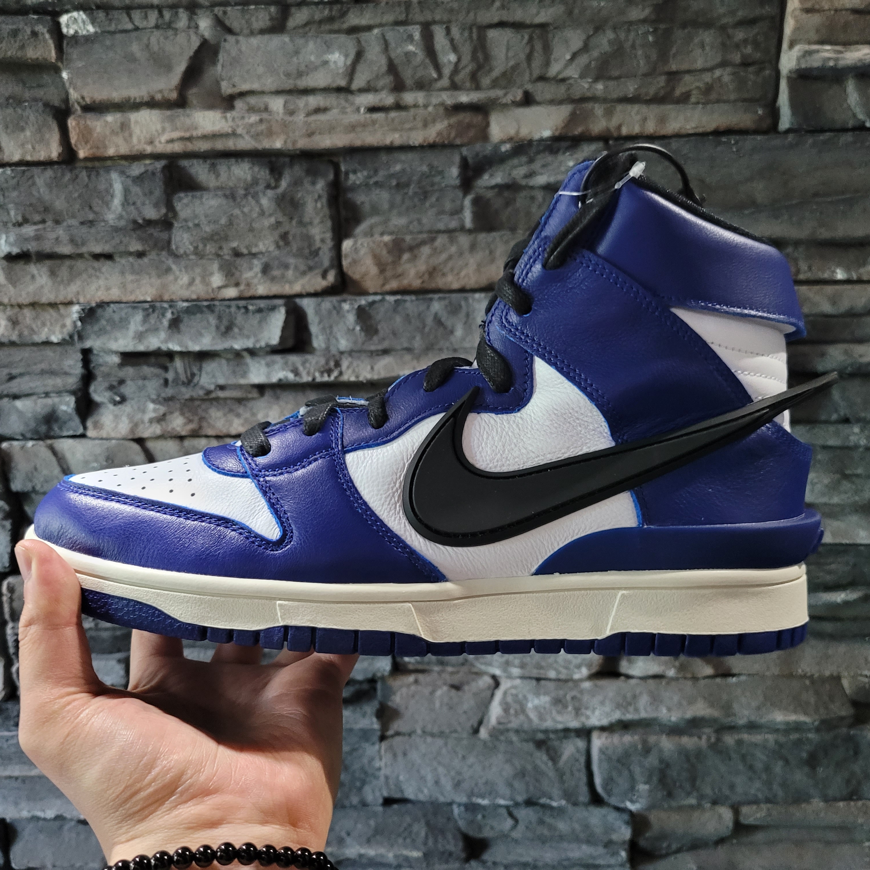Nike x Ambush Dunk High Deep Royal Blue 착용 스타일