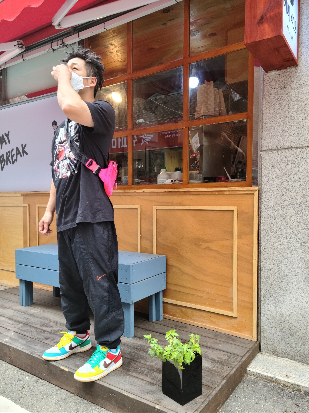 Nike Dunk Low SE Free.99 White 착용 스타일