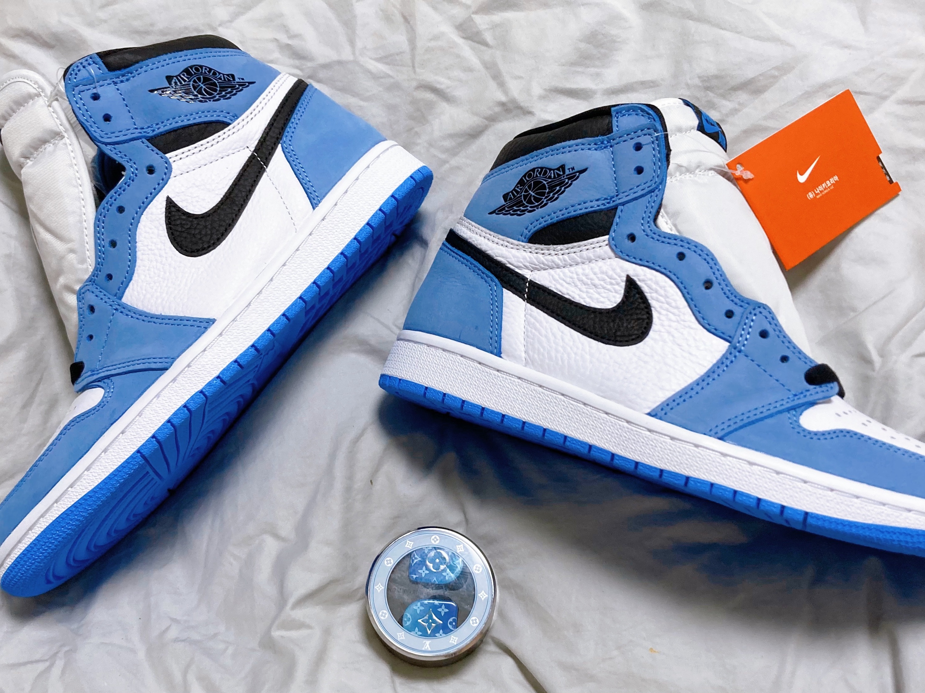 Jordan 1 Retro High OG University Blue 착용 스타일