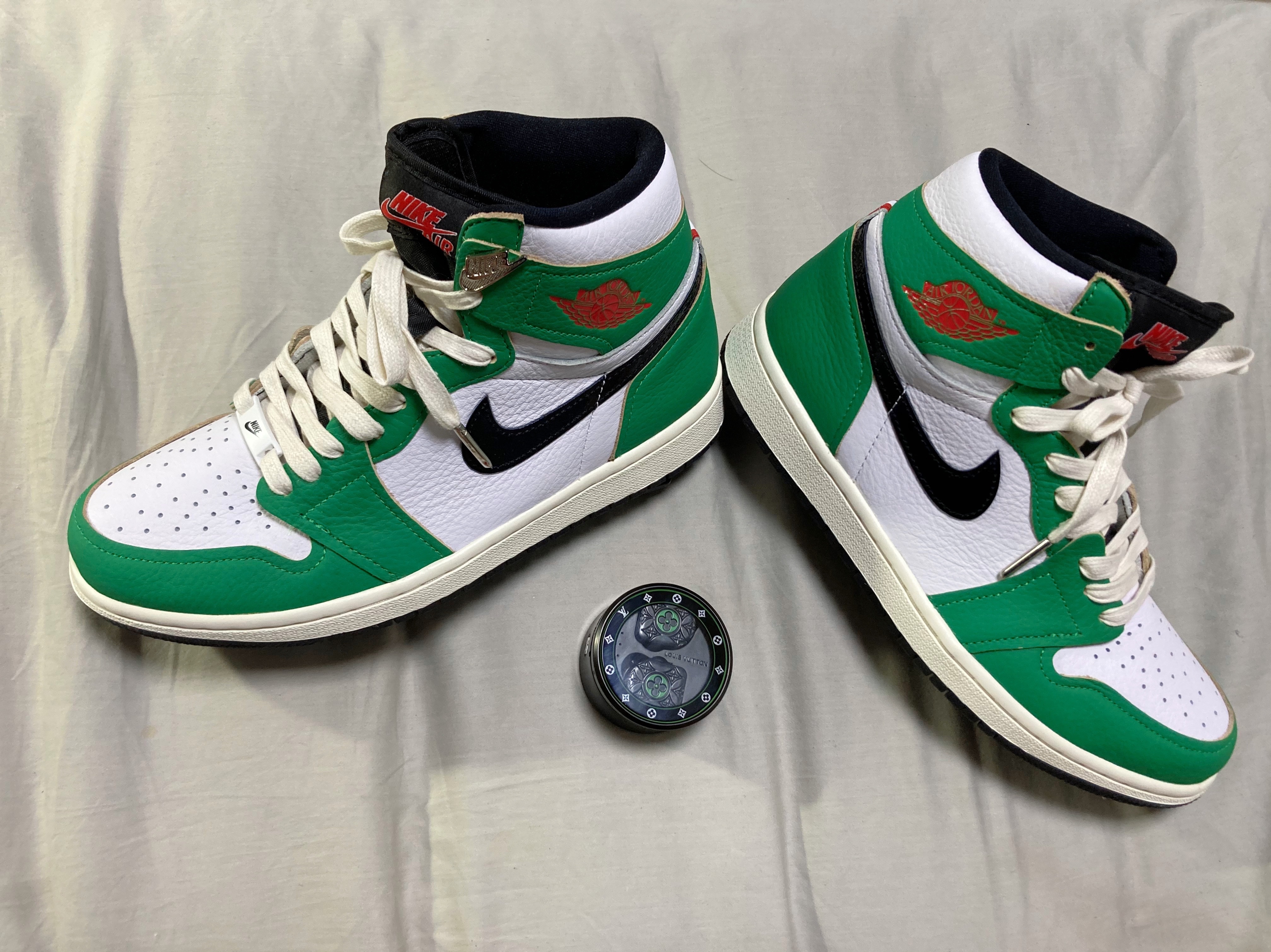 (W) Jordan 1 Retro High OG Lucky Green 착용 스타일