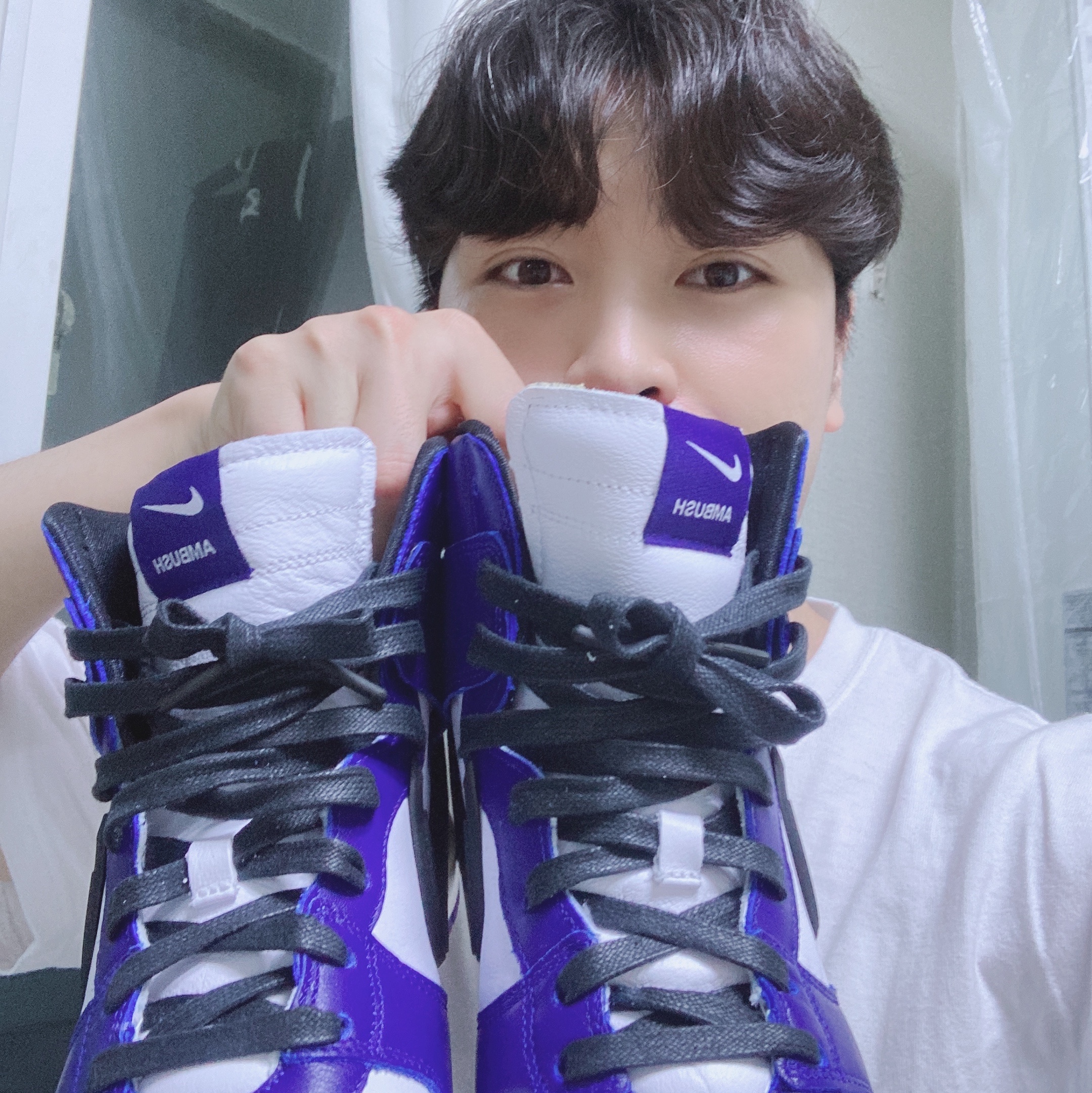 Nike x Ambush Dunk High Deep Royal Blue 착용 스타일 - 3