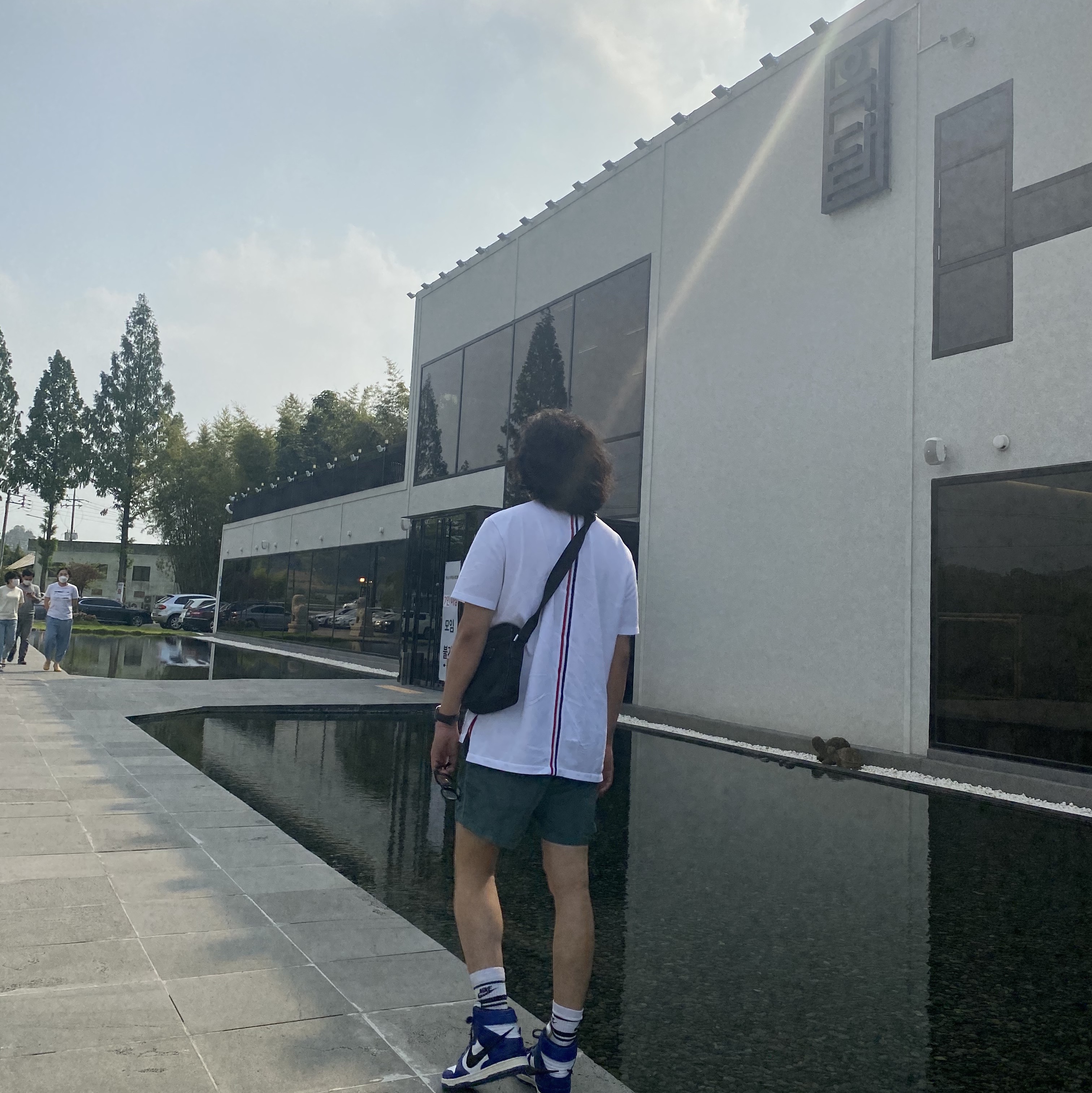 Nike x Ambush Dunk High Deep Royal Blue 착용 스타일 - 2