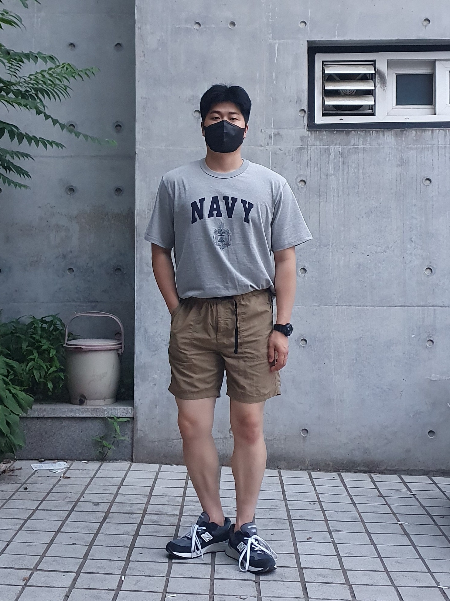 New Balance 992 Made in USA Navy 착용 스타일