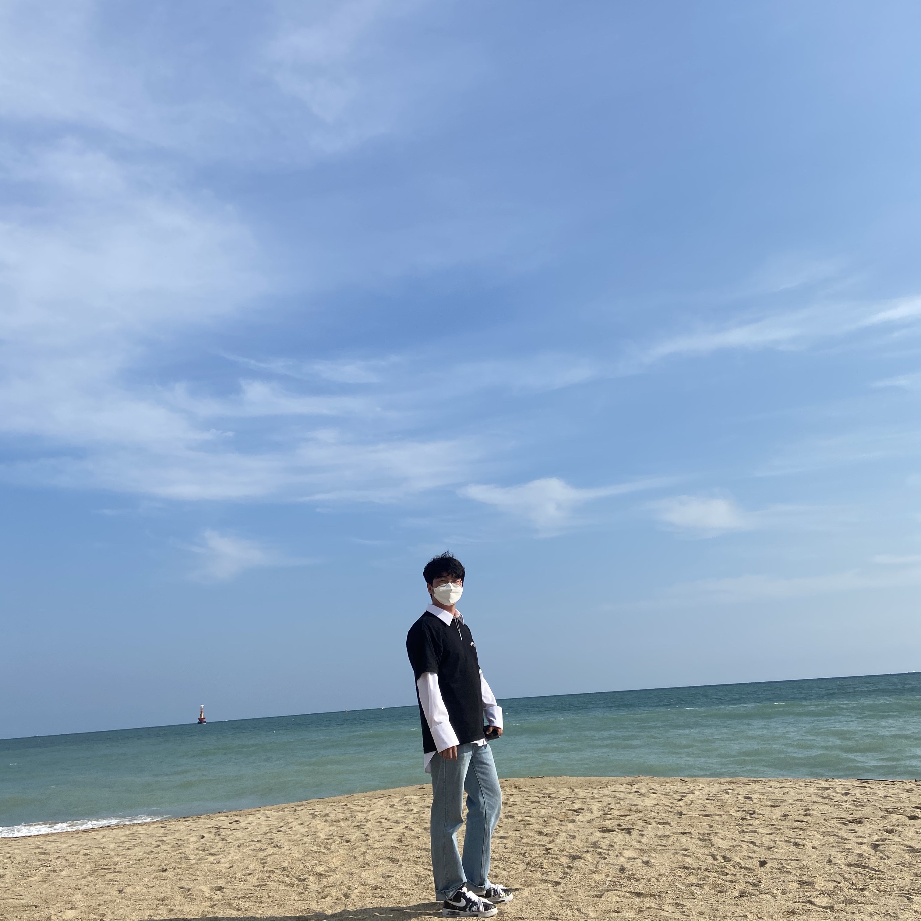 Nike x Peaceminusone Air Force 1 Low Para-Noise 착용 스타일