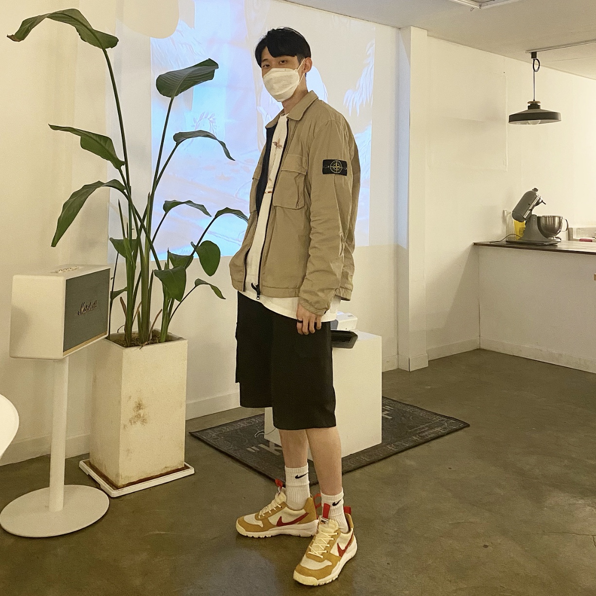 Nike x Tom Sachs Mars Yard Shoe 2.0 Space Camp, Nike x Tom Sachs Mars Yard Overshoe 3.0 착용 스타일 - 1
