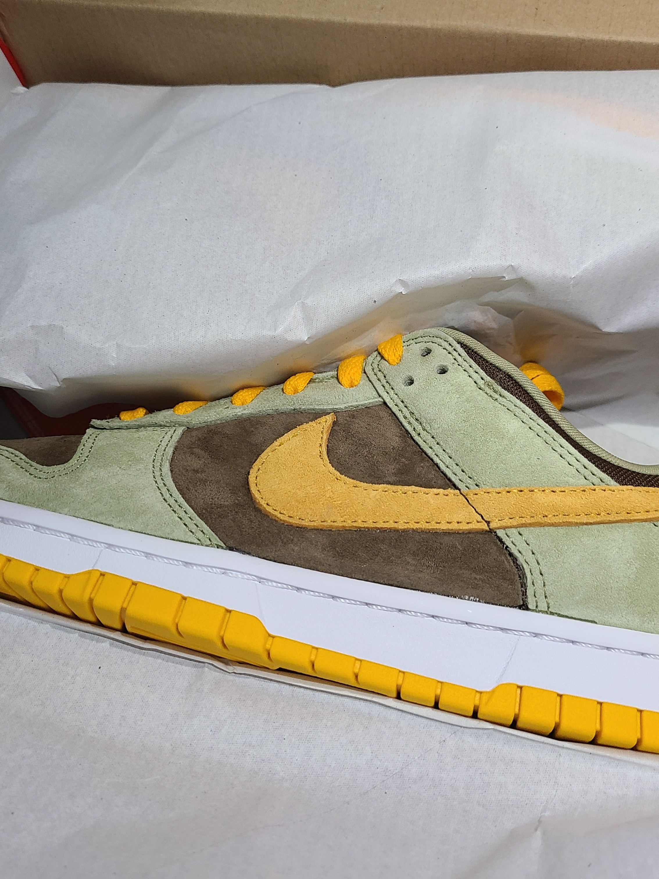 Nike Dunk Low SE Dusty Olive, Nike Dunk Low SP Plum 2020 착용 스타일 - 2
