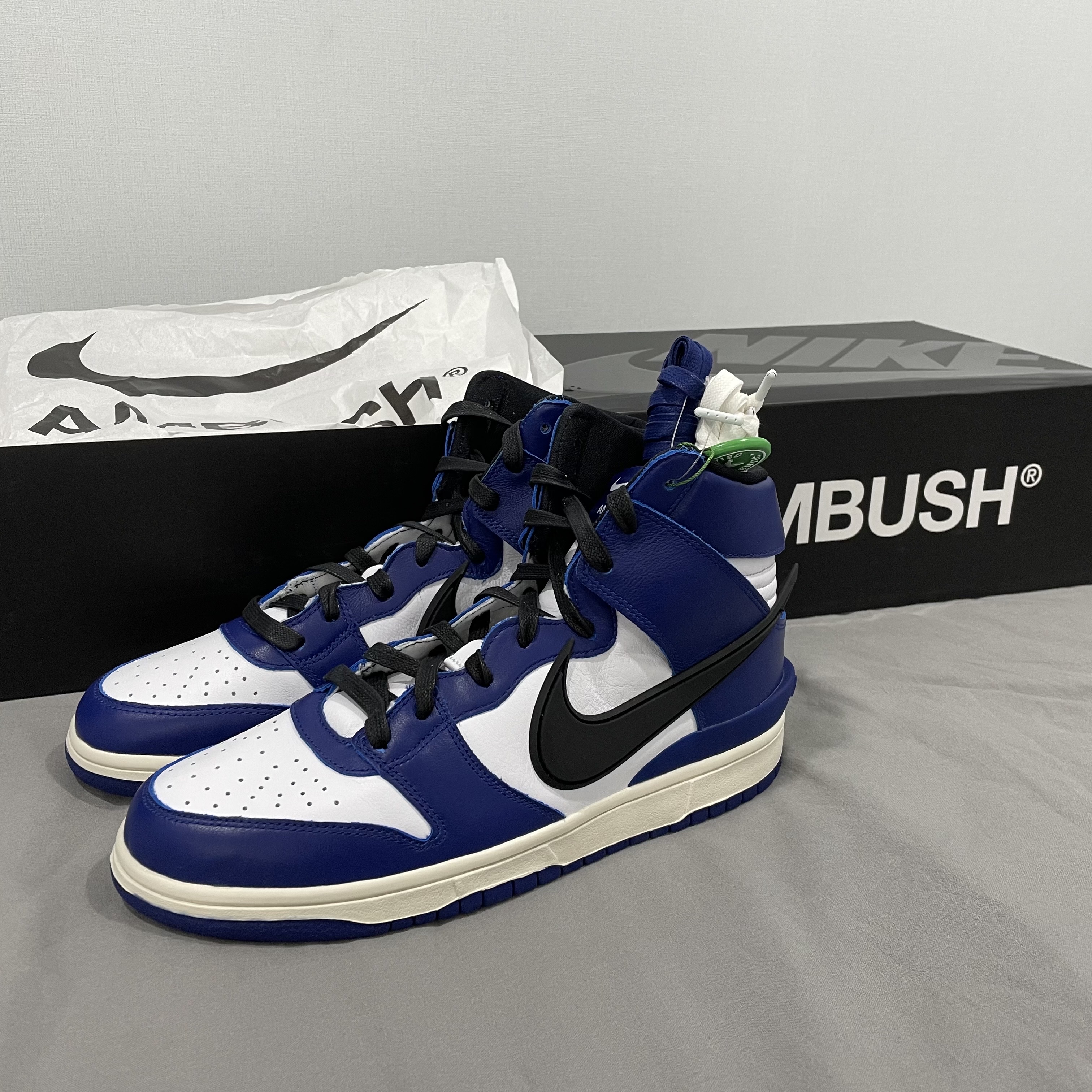 Nike x Ambush Dunk High Deep Royal Blue 착용 스타일