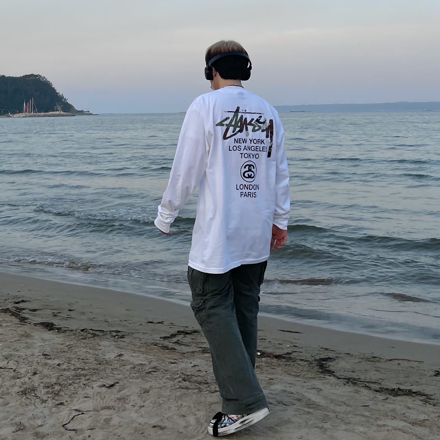 Nike x Peaceminusone Air Force 1 Low Para-Noise 착용 스타일 - 3