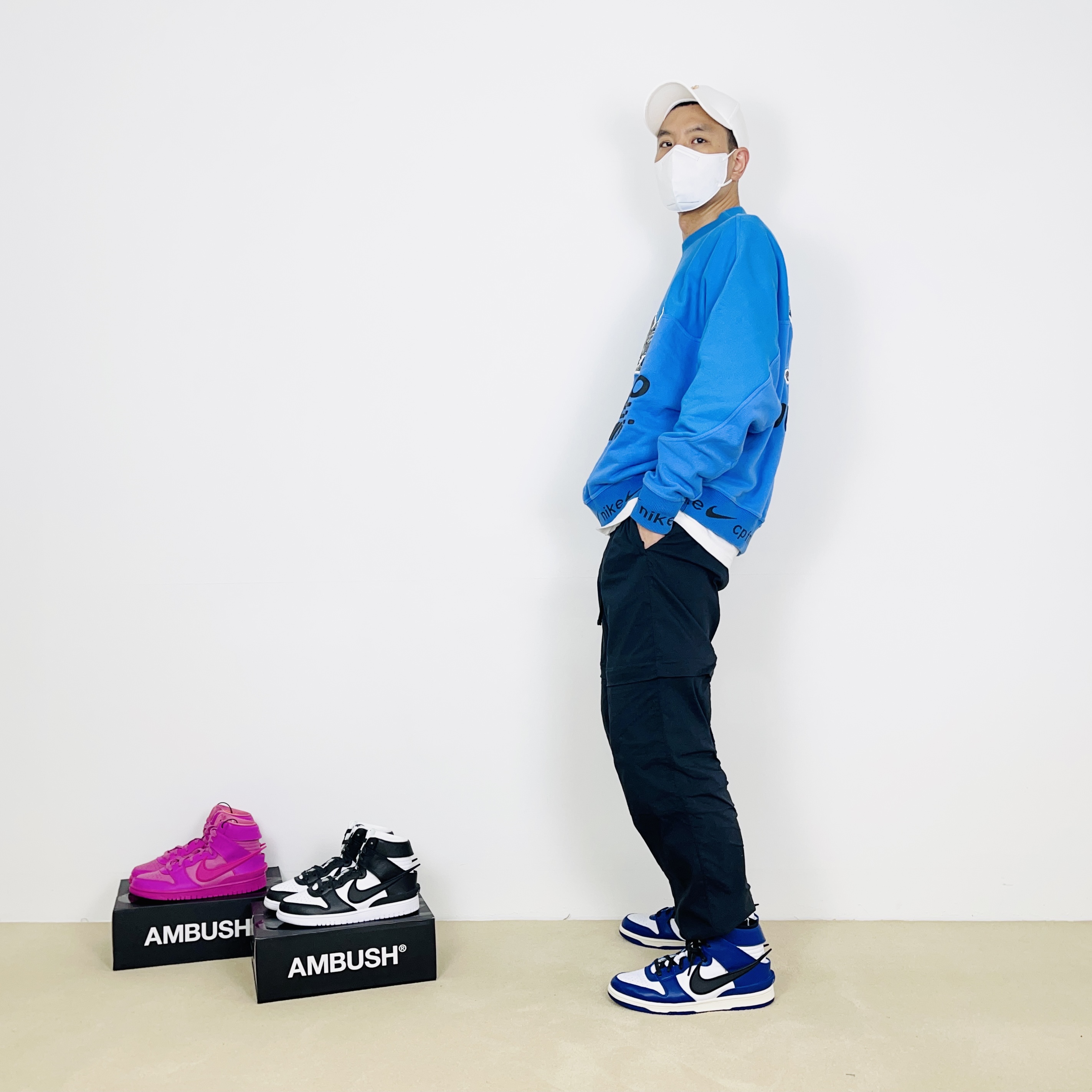 Nike x Ambush Dunk High Black, Nike x Ambush Dunk High Cosmic Fuchsia 착용 스타일