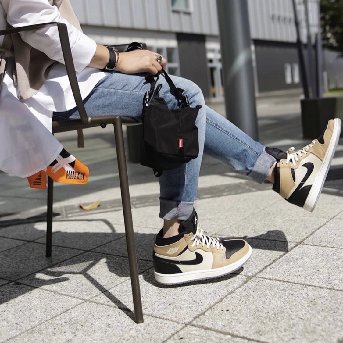 (W) Jordan 1 Retro High OG Mushroom 착용 스타일