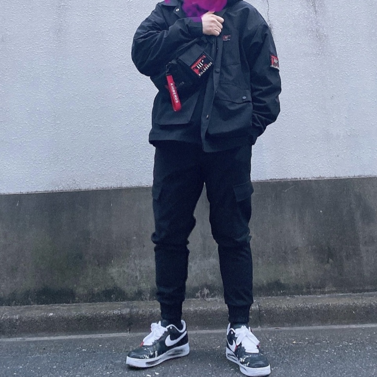 Nike x Peaceminusone Air Force 1 Low Para-Noise 착용 스타일