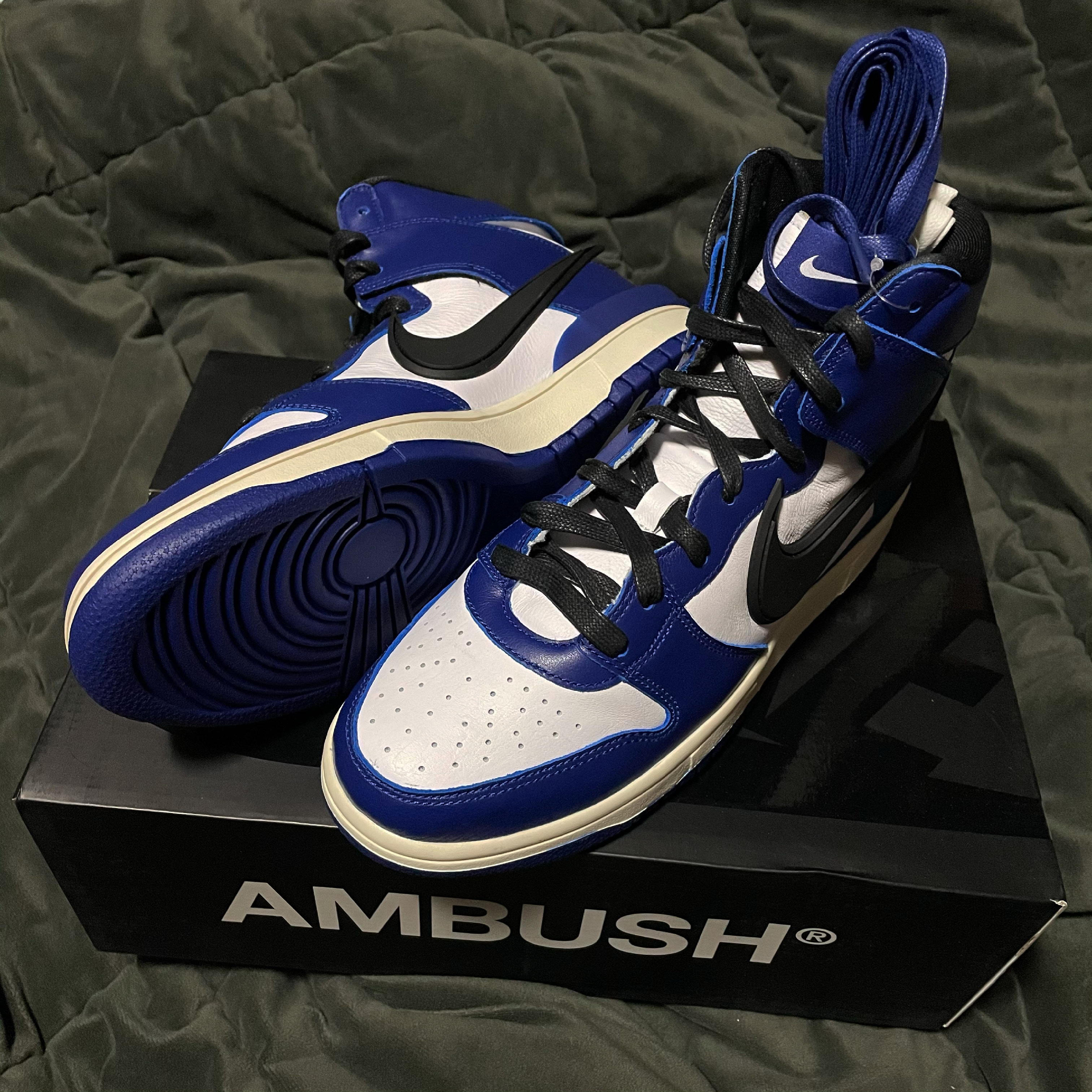 Nike x Ambush Dunk High Deep Royal Blue 착용 스타일