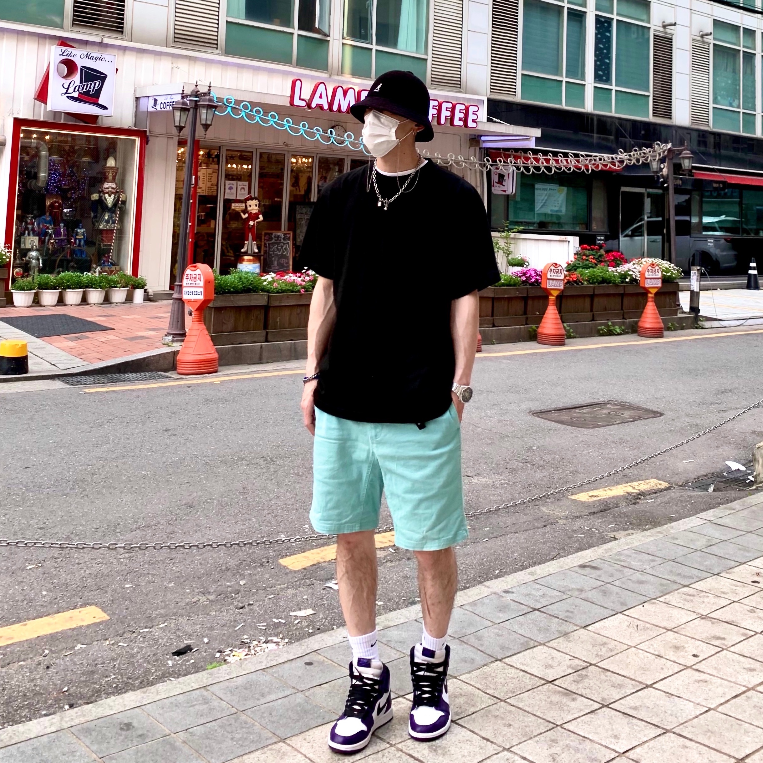 Jordan 1 Retro High OG Court Purple 2020 착용 스타일