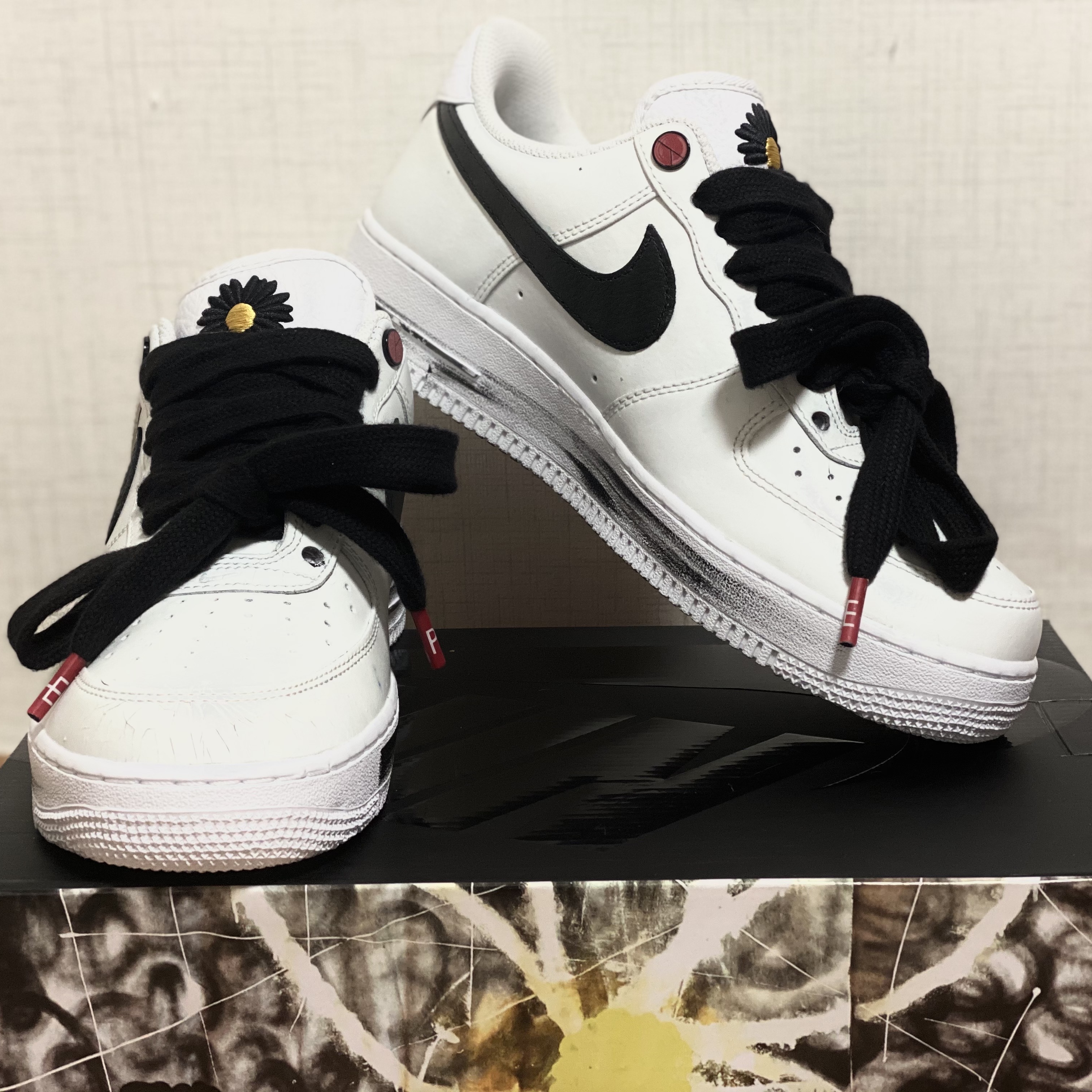 Nike x Peaceminusone Air Force 1 Low Para-Noise 2.0 착용 스타일