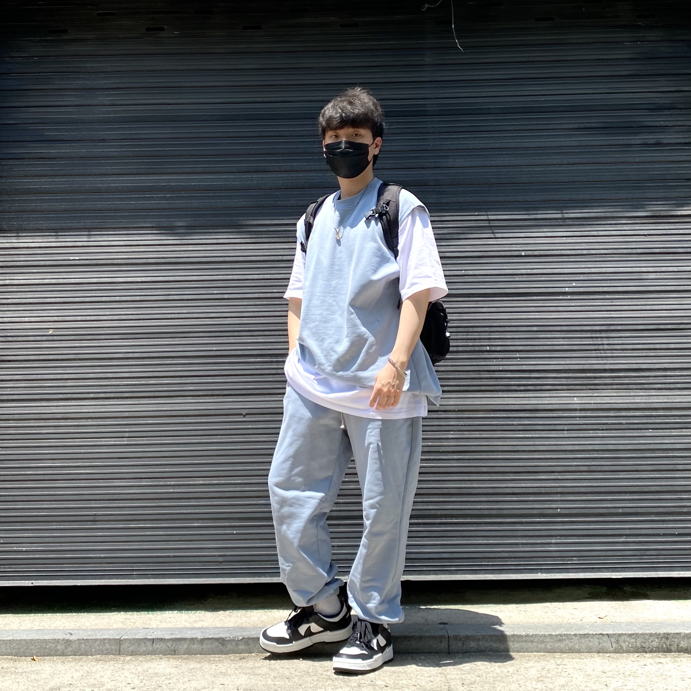 (W) Nike Dunk Low Disrupt Black White 착용 스타일
