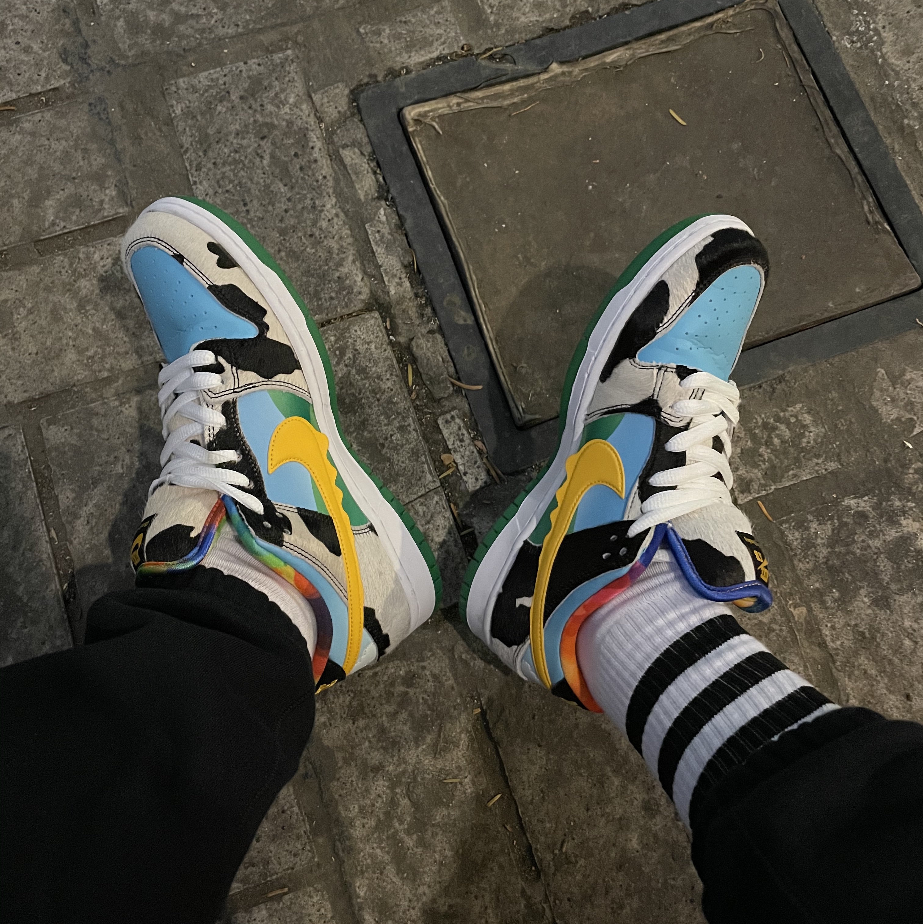 Nike x Ben & Jerry's SB Dunk Low Chunky Dunky 착용 스타일