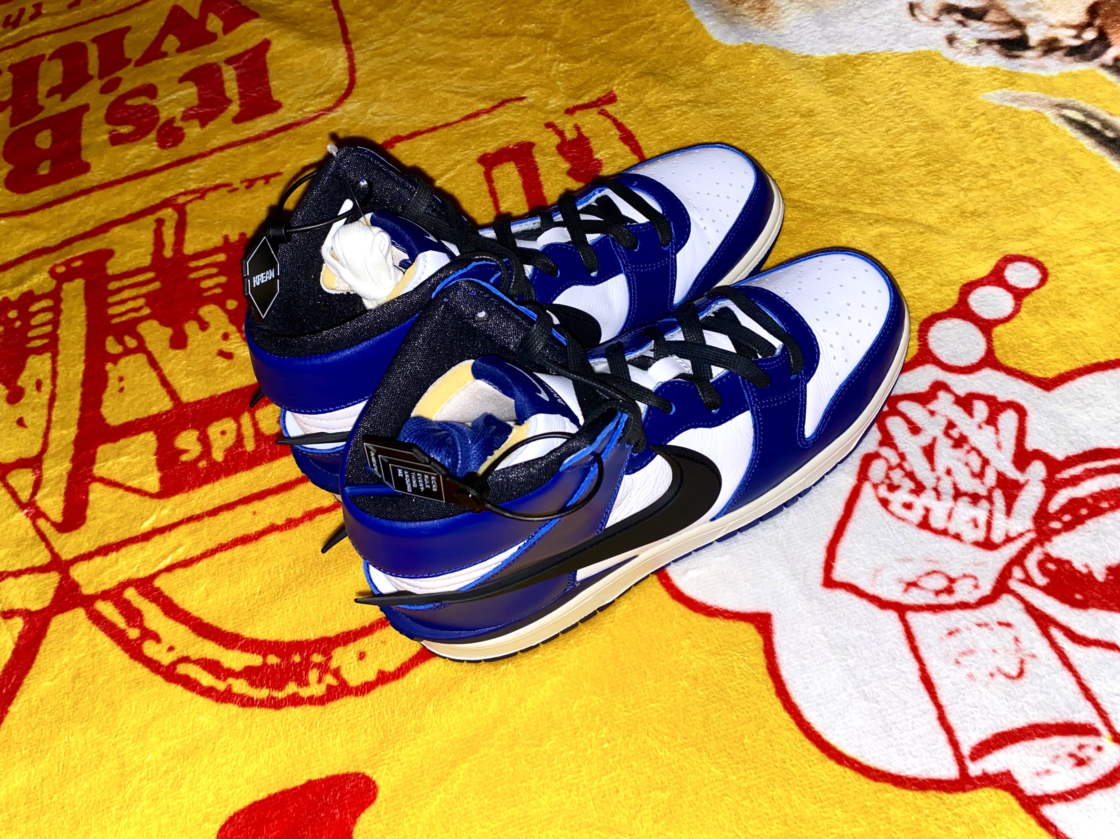 Nike x Ambush Dunk High Deep Royal Blue 착용 스타일