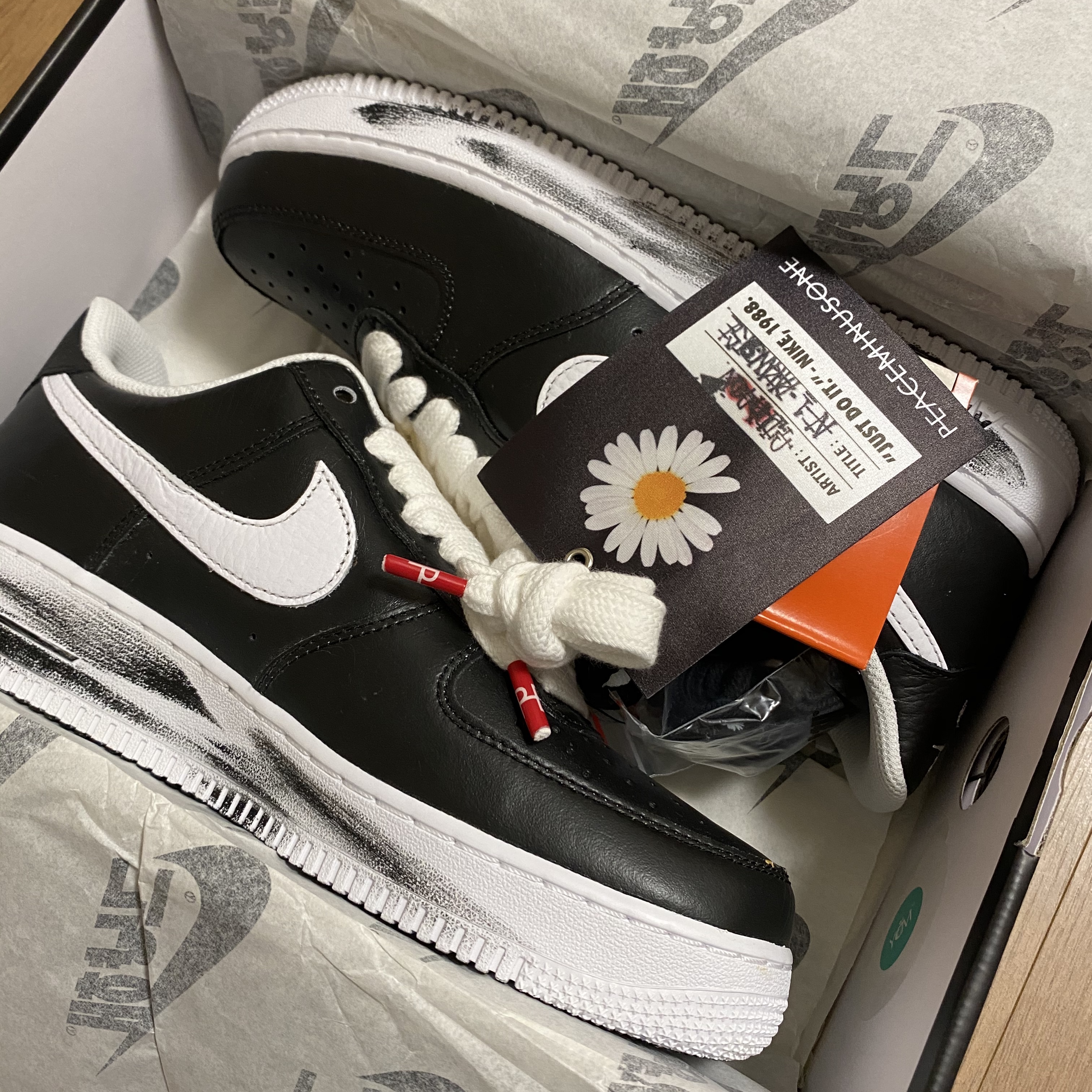 Nike x Peaceminusone Air Force 1 Low Para-Noise 착용 스타일 - 2